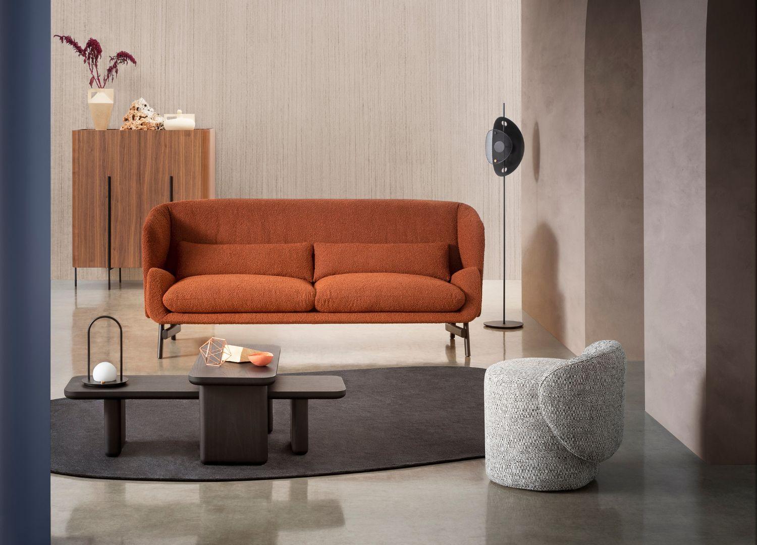 Sofa COQUILLE ceglany Liu Jo Living    Eye on Design