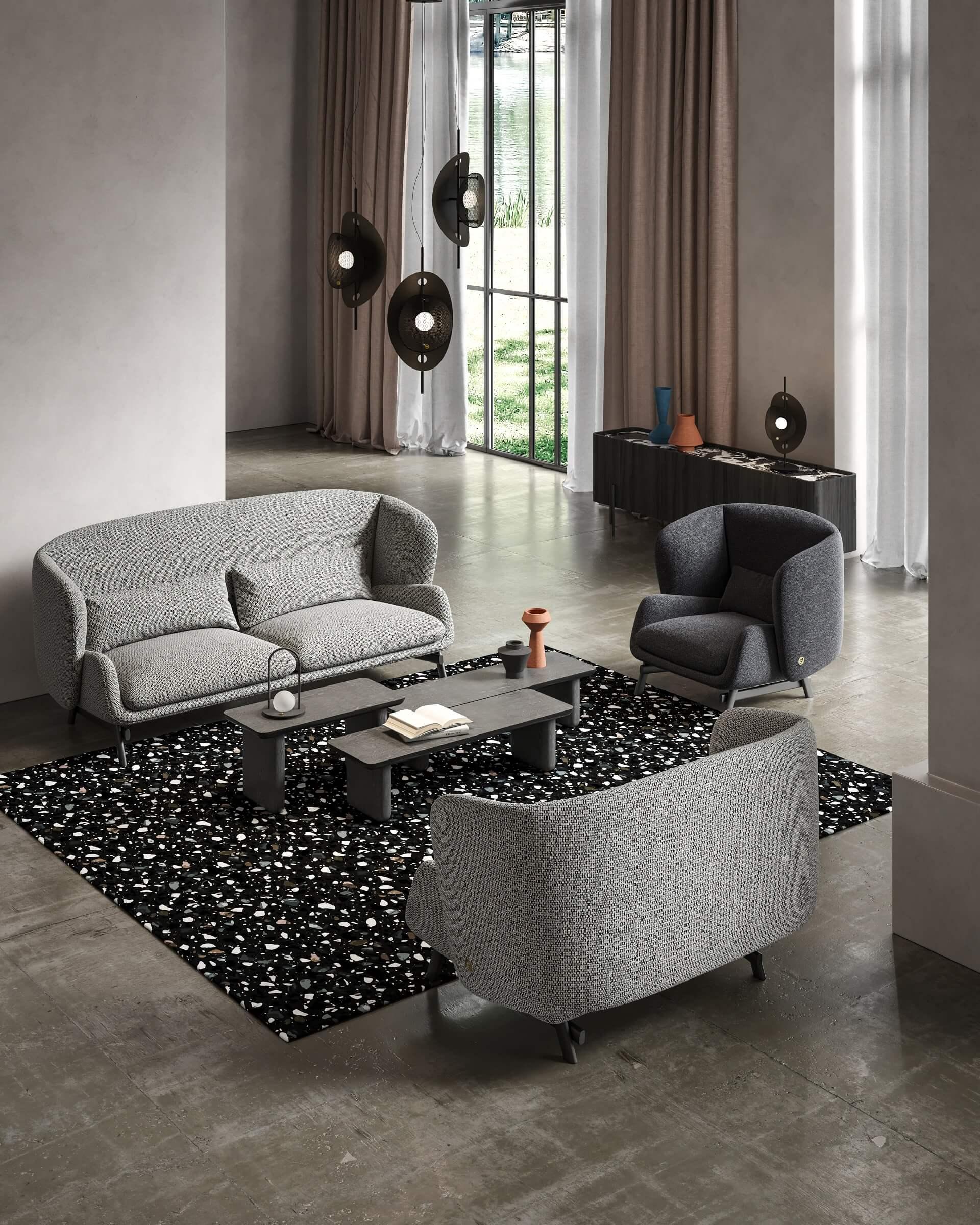 Sofa COQUILLE ceglany Liu Jo Living    Eye on Design