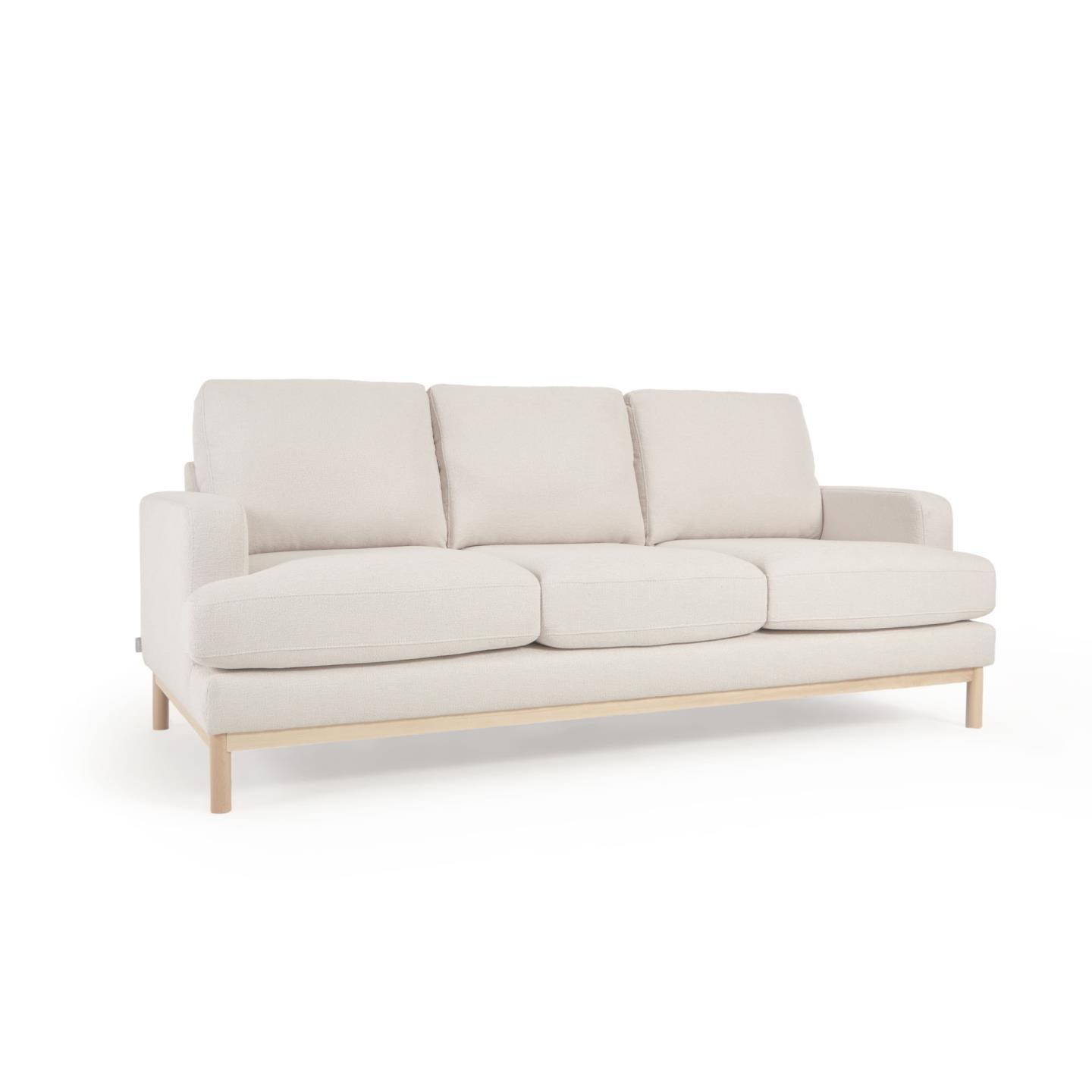 Sofa MIHAELA kremowy boucle La Forma    Eye on Design