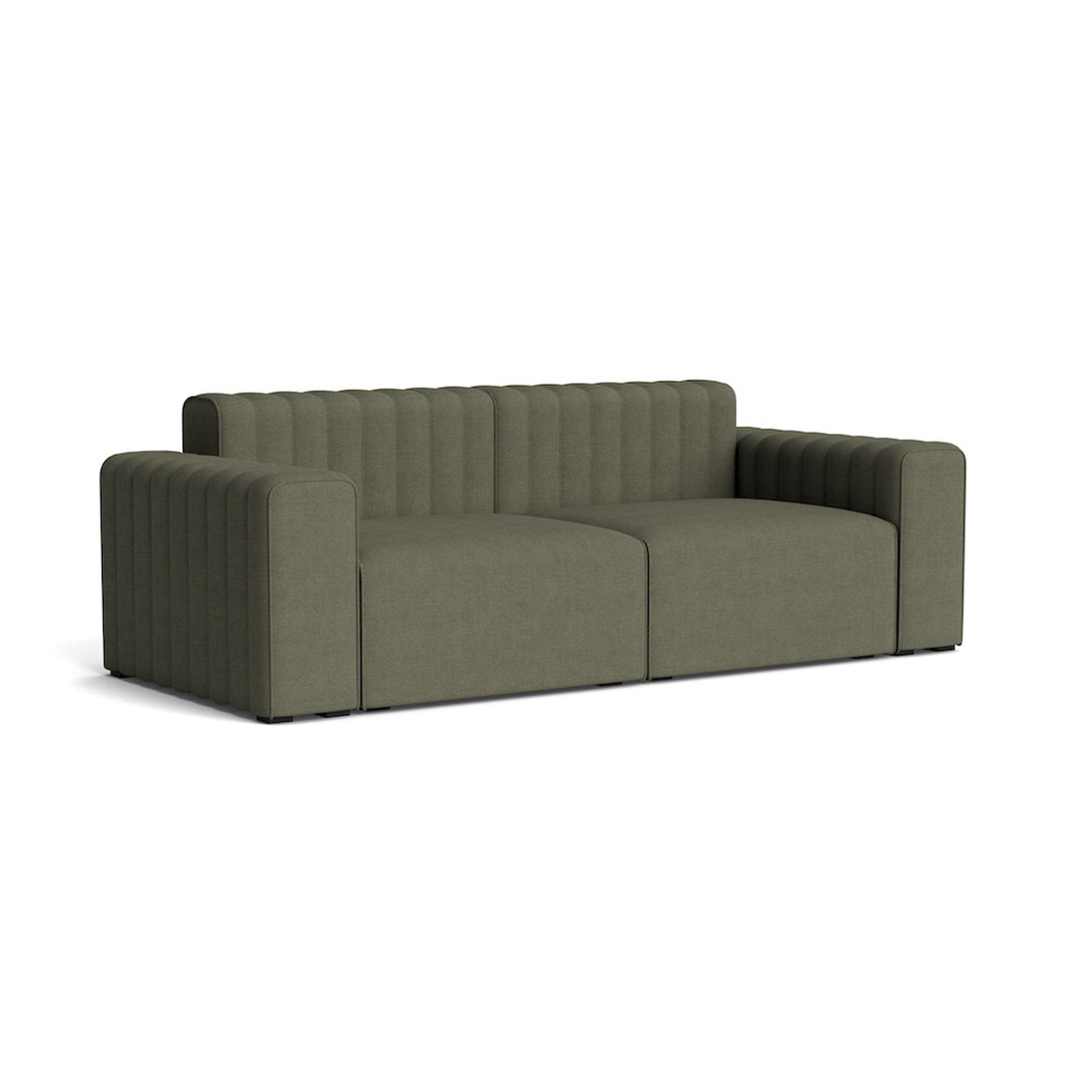 Sofa modułowa 2-osobowa RIFF ciemnozielony NORR11    Eye on Design