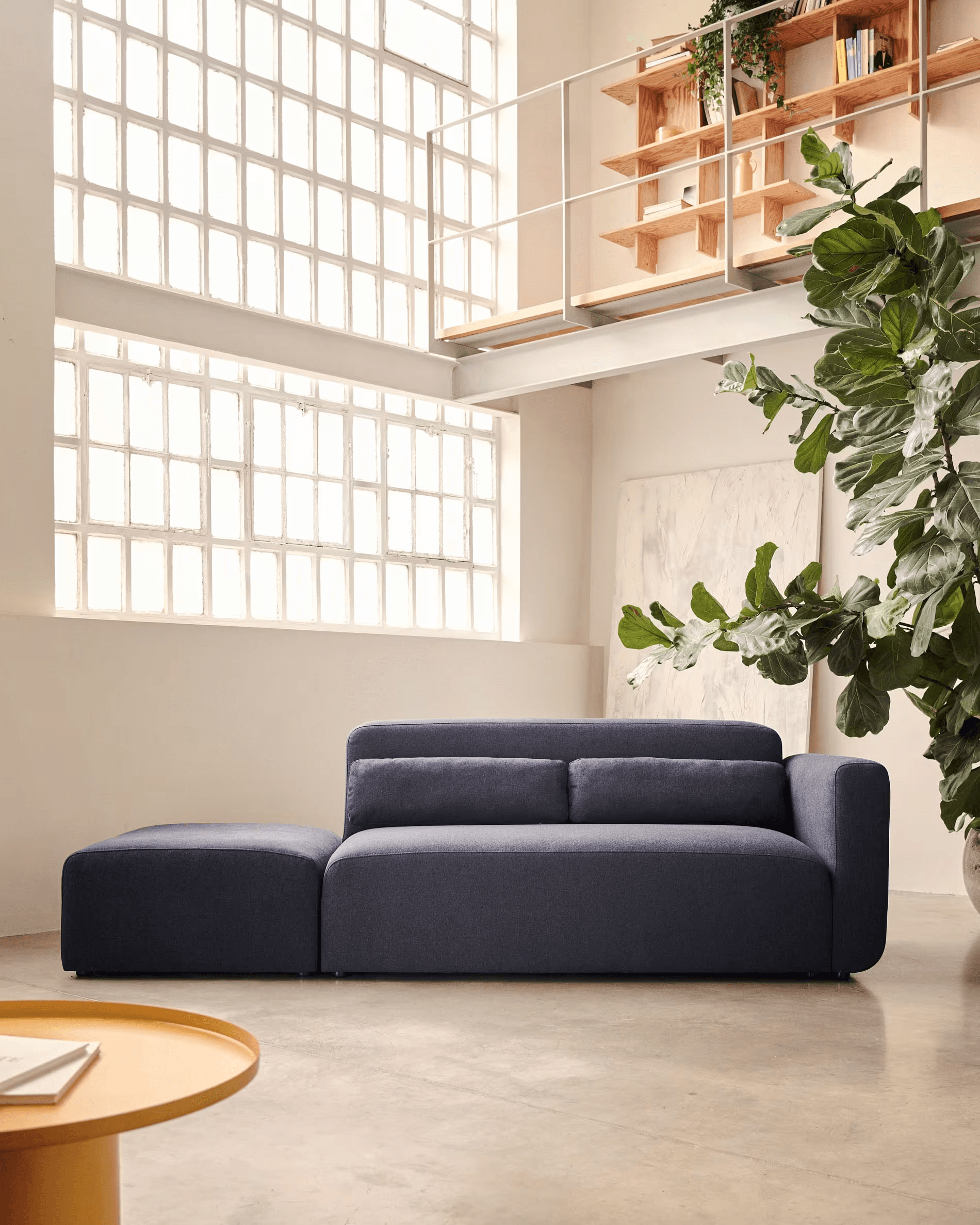 Sofa modułowa 2-osobowa uniwersalna otwarta NEOM niebieski La Forma    Eye on Design