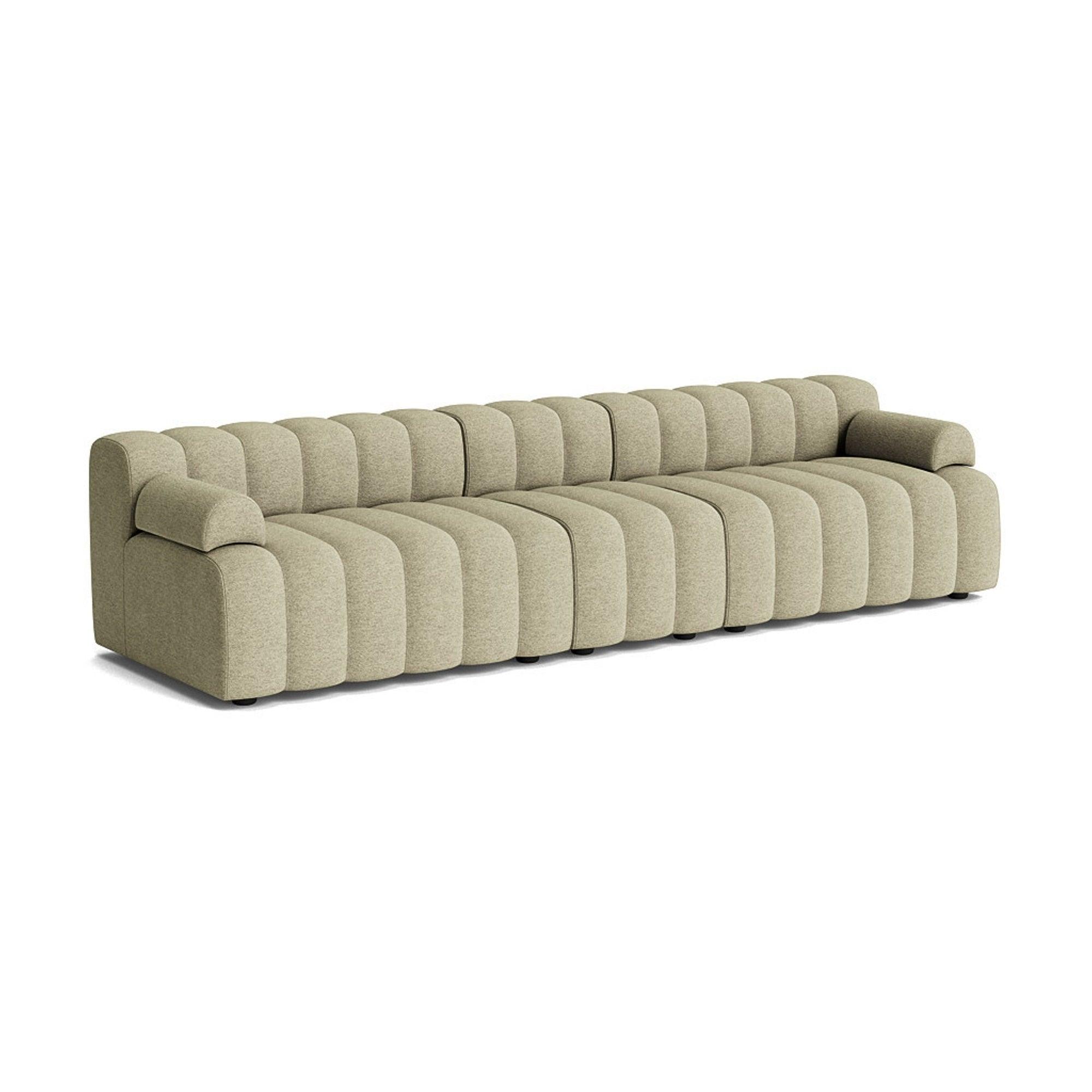 Sofa modułowa duża STUDIO boucle zielony NORR11    Eye on Design