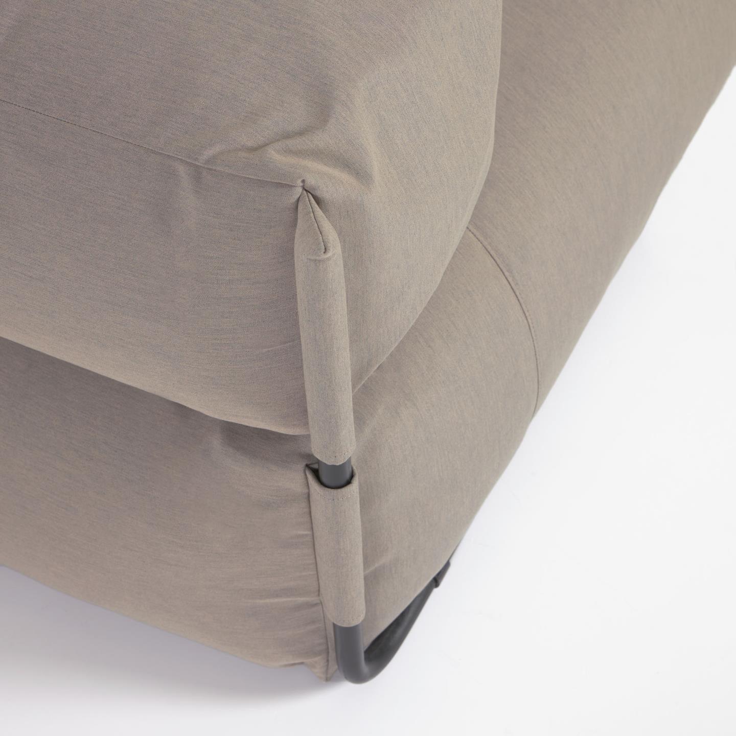 Sofa modułowa ogrodowa SQUARE - szezlong khaki La Forma    Eye on Design
