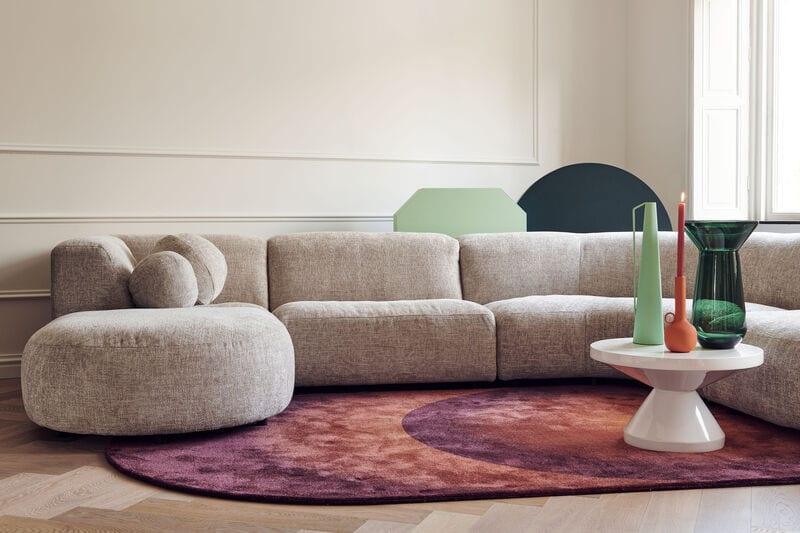 Sofa modułowa POLSPOTTEN - moduł narożny rdzawy Pols Potten    Eye on Design