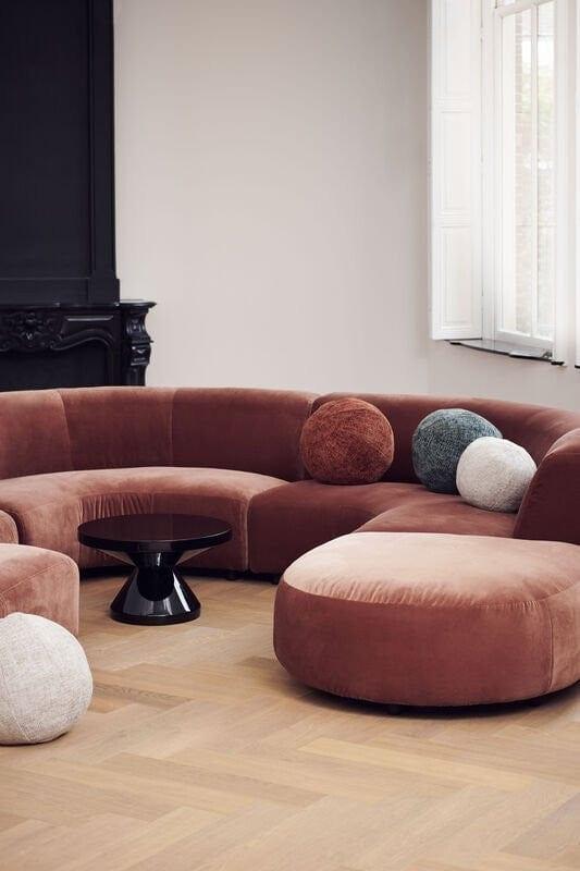 Sofa modułowa POLSPOTTEN - puf rdzawy Pols Potten    Eye on Design