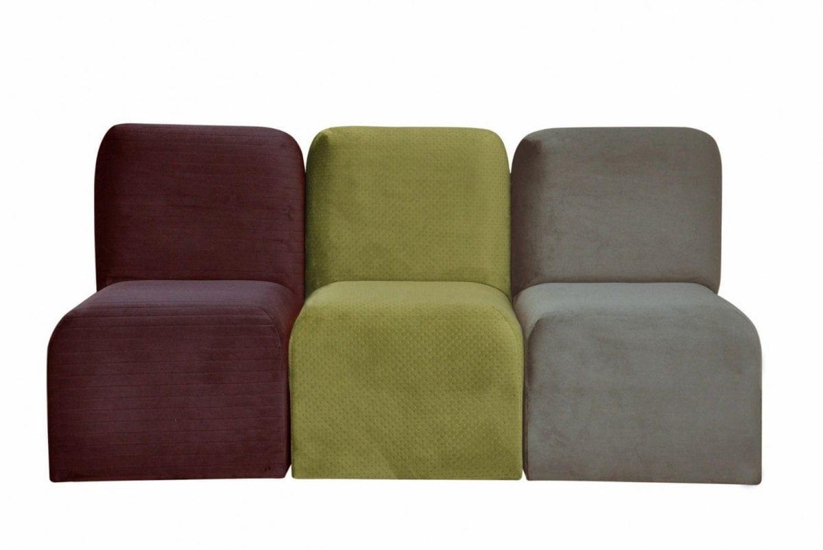 Sofa modułowa SIME bordowy Happy Barok    Eye on Design