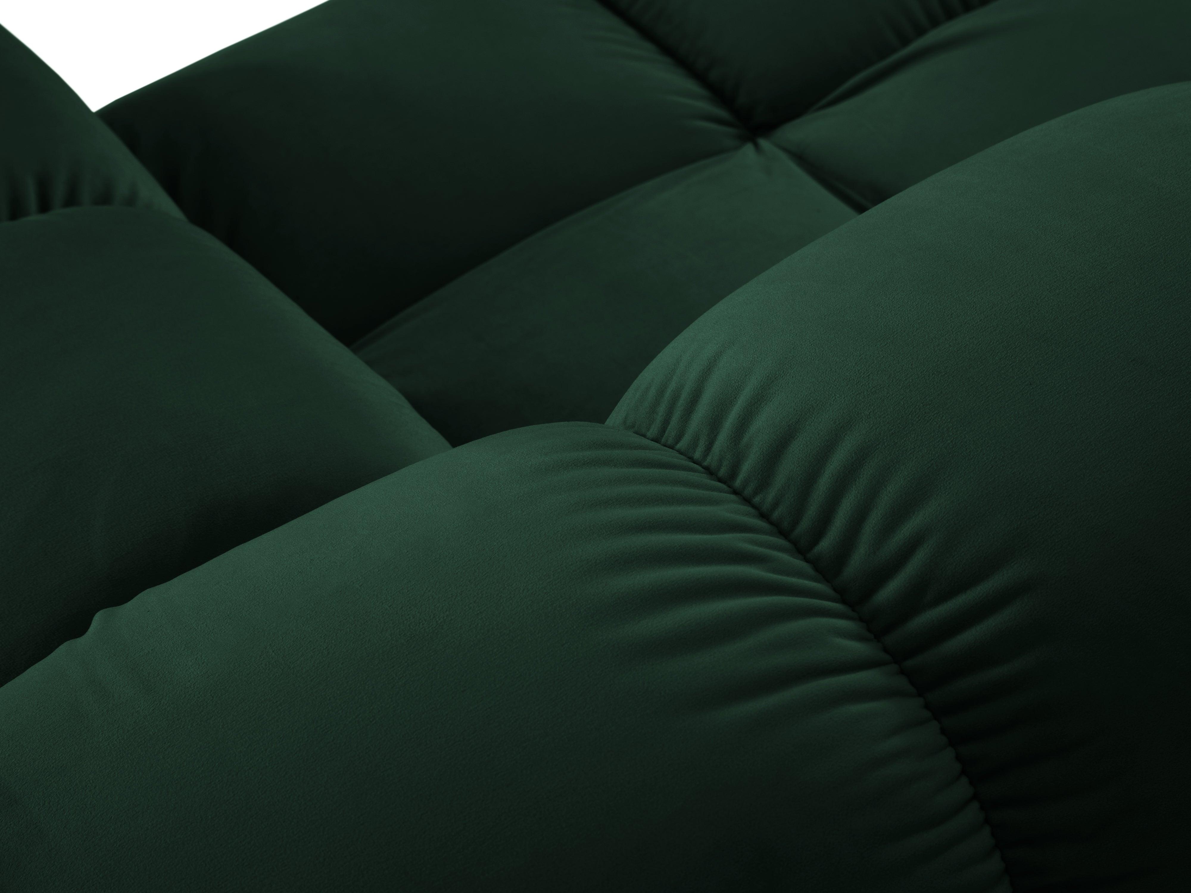 Sofa modułowa TROPEA - moduł prawostronny butelkowa zieleń Milo Casa    Eye on Design