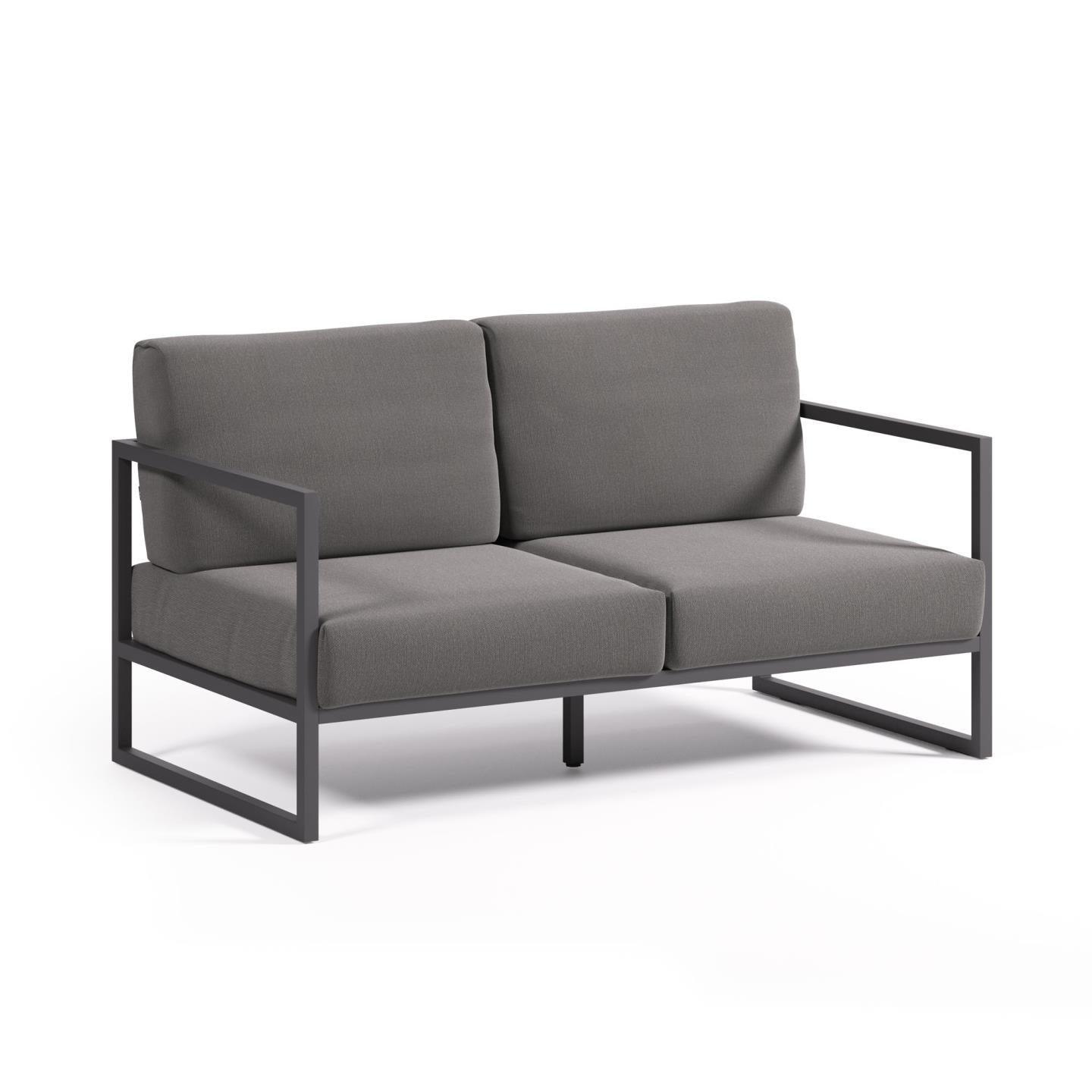 Sofa ogrodowa 2-osobowa COMOVA ciemnoszary La Forma    Eye on Design