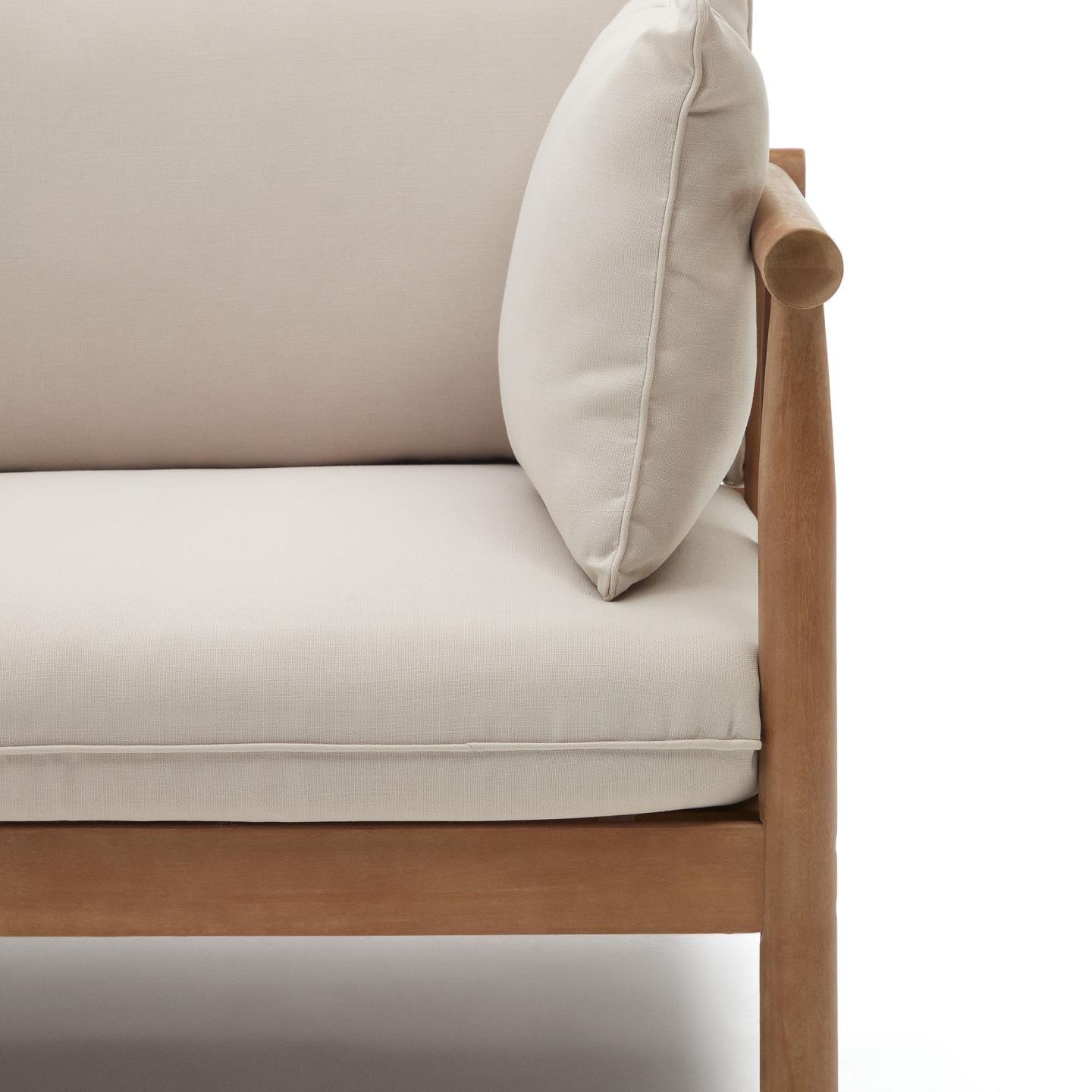 Sofa ogrodowa 2-osobowa SACOVA lite drewno eukaliptusowe La Forma    Eye on Design