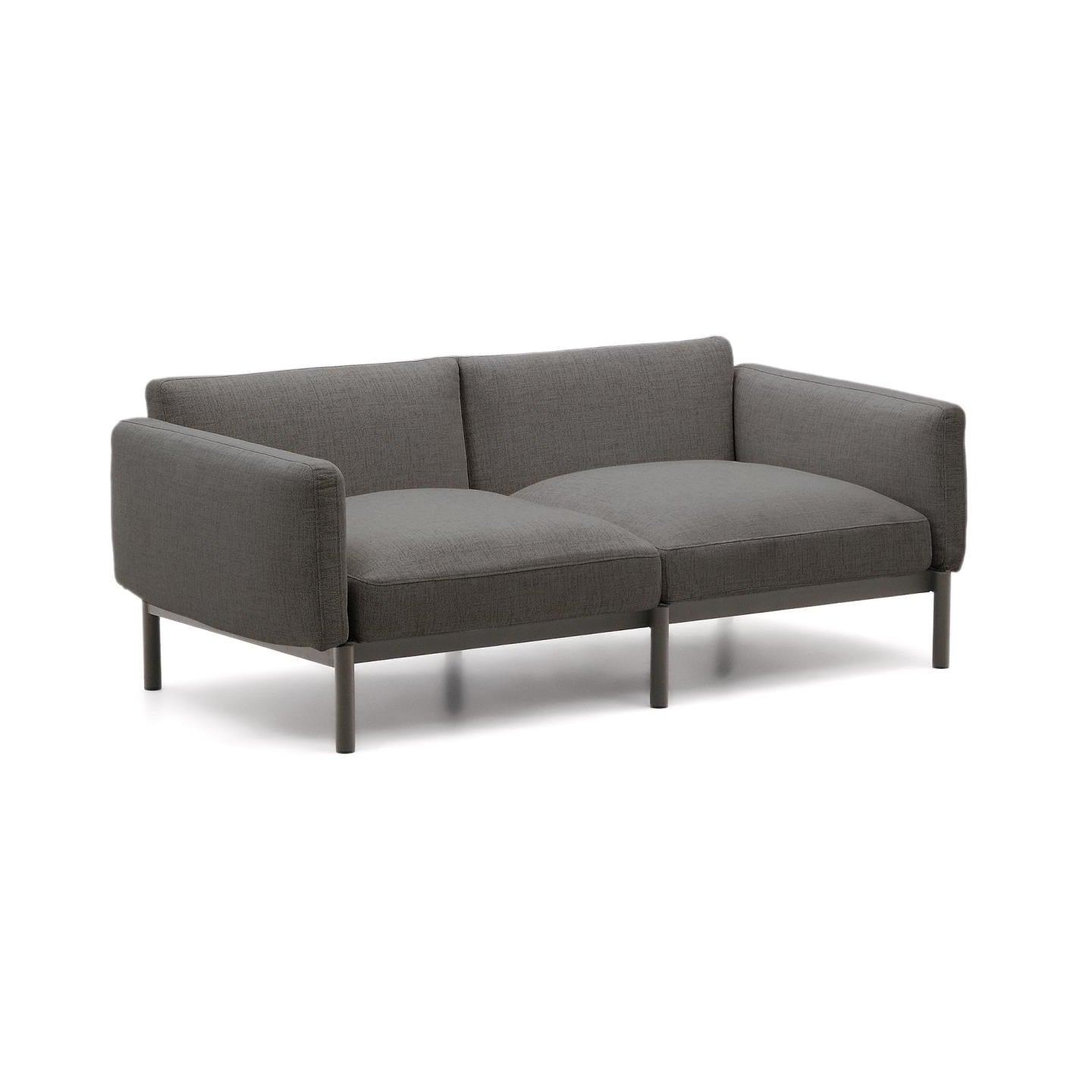 Sofa ogrodowa 2-osobowa SORELLS szary La Forma    Eye on Design