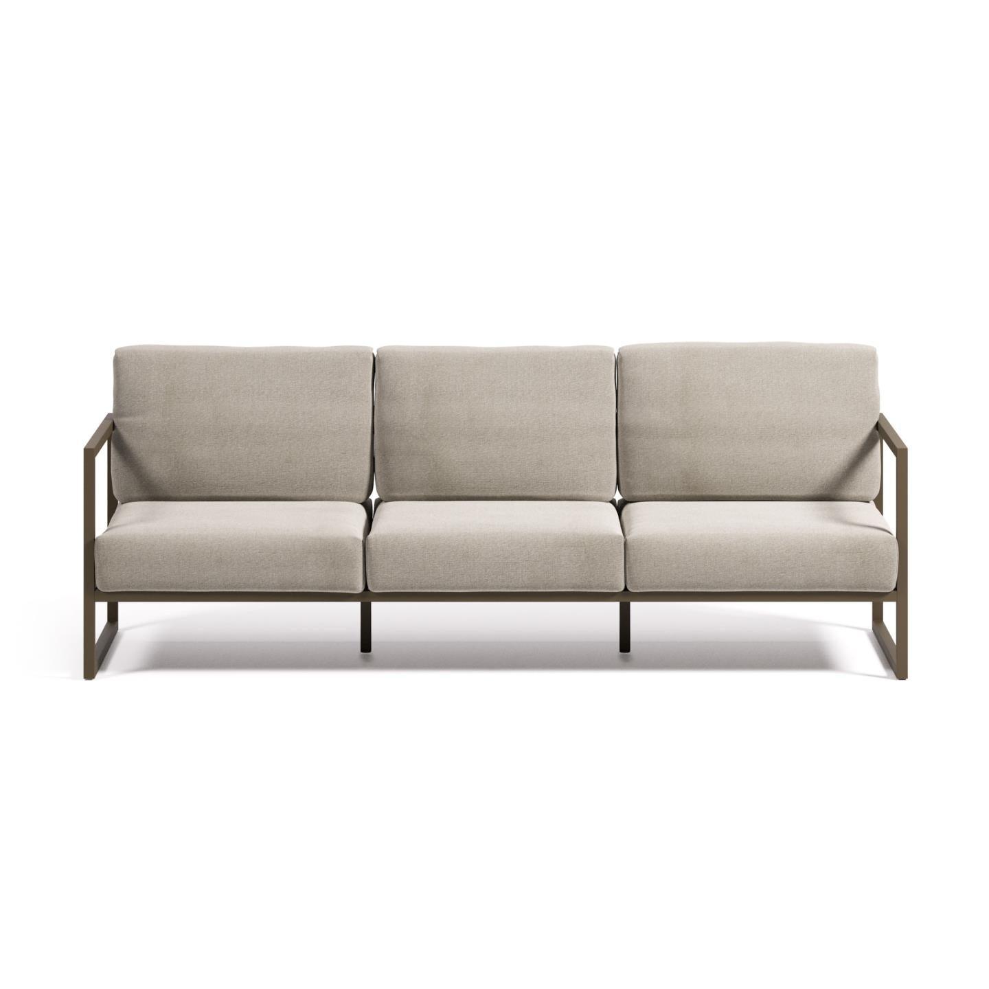 Sofa ogrodowa 3-osobowa COMOVA beżowy La Forma    Eye on Design