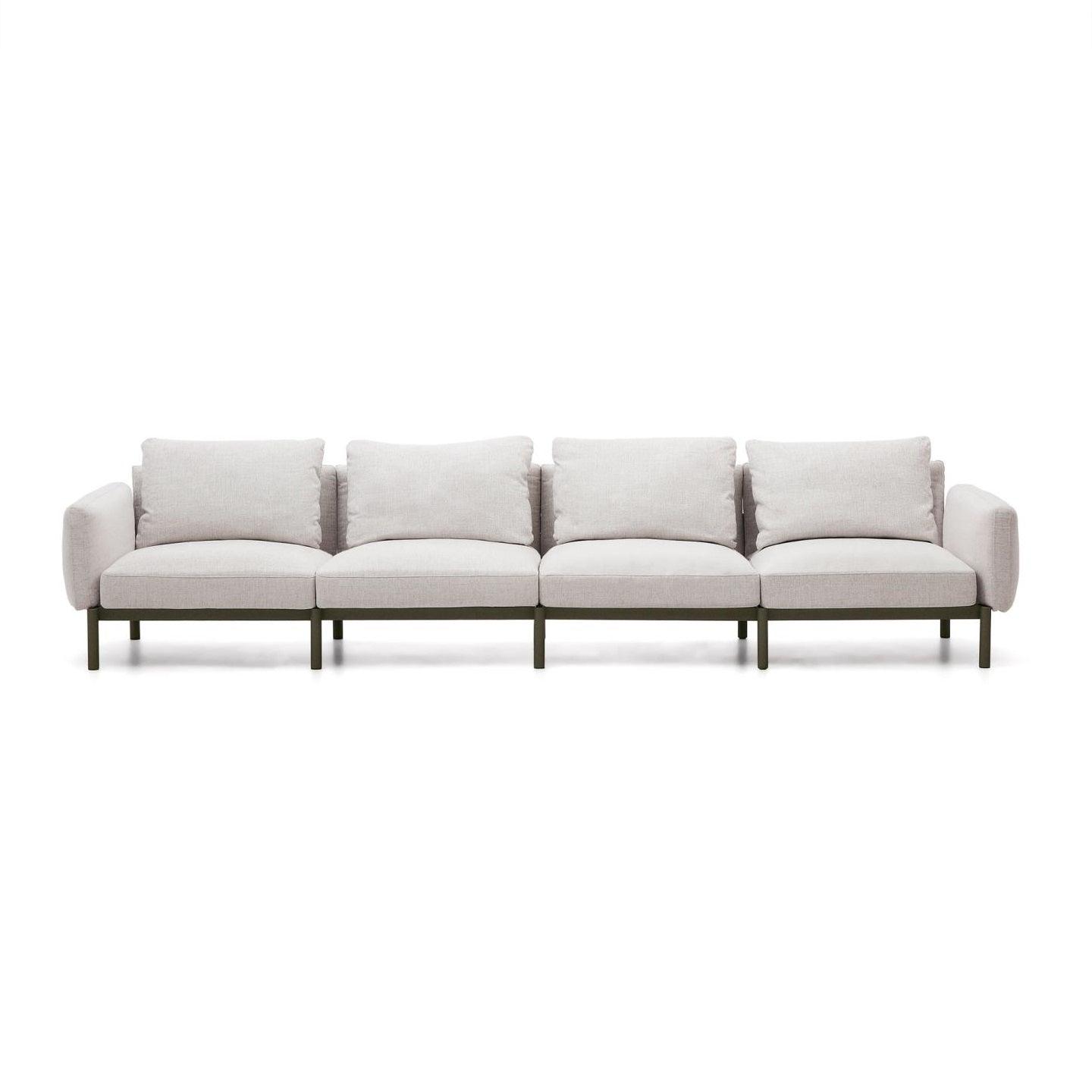 Sofa ogrodowa 4-osobowa SORELLS beżowy La Forma    Eye on Design