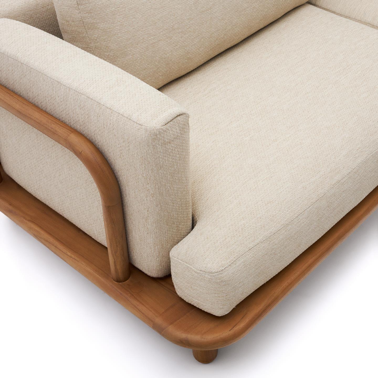 Sofa ogrodowa TURQUETA drewno tekowe La Forma    Eye on Design