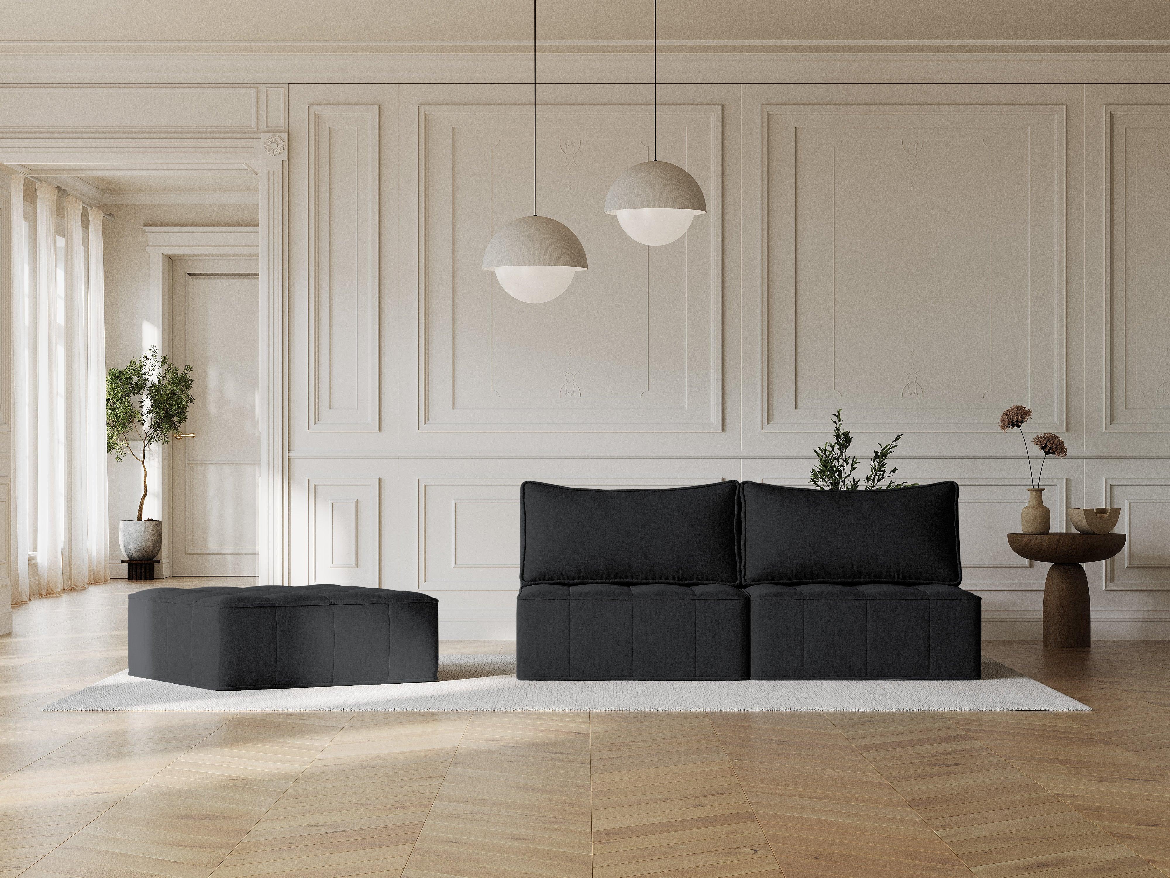 Sofa otwarta 2-osobowa VERLET czarny Interieurs 86    Eye on Design