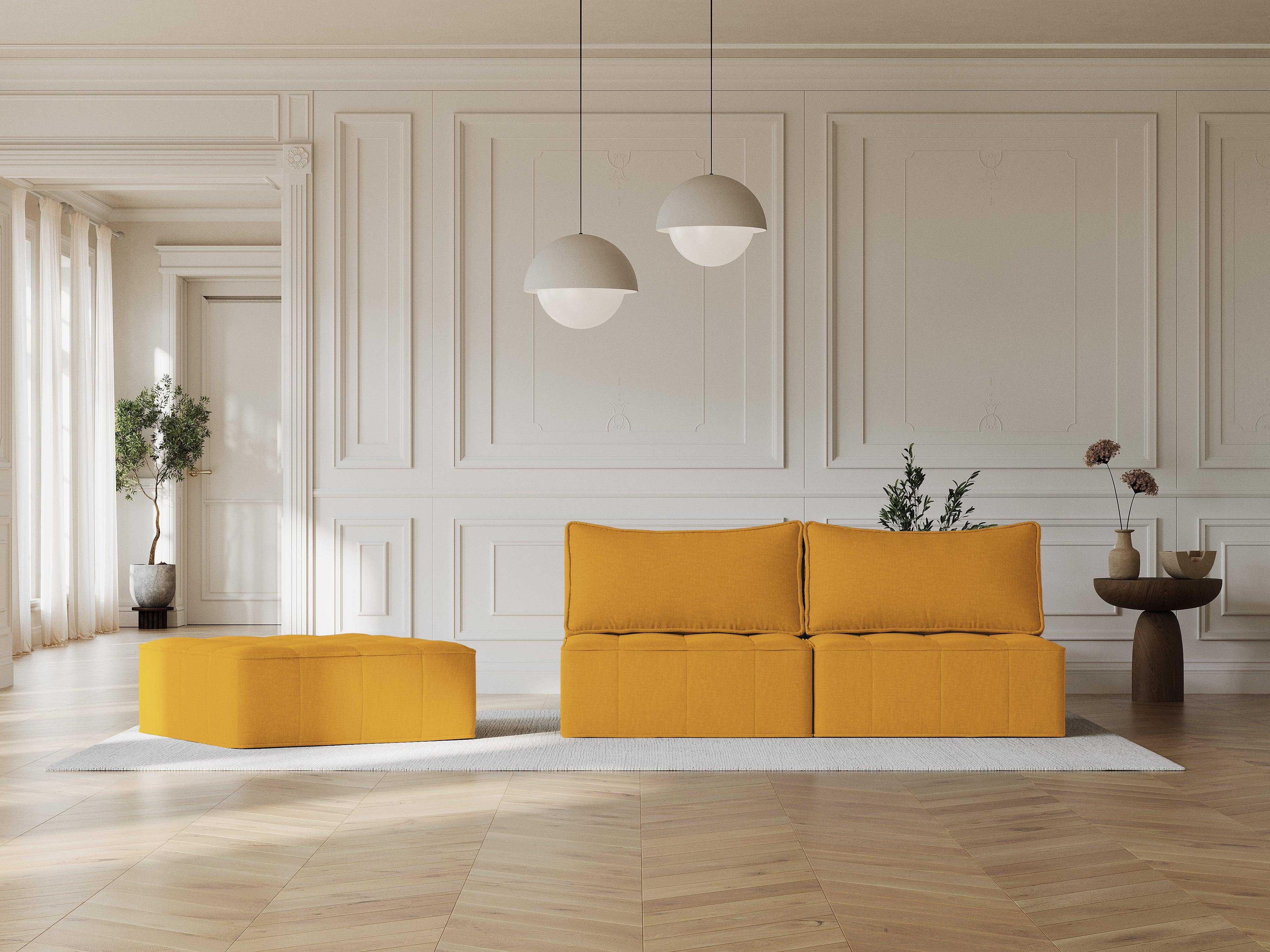 Sofa otwarta 2-osobowa VERLET musztardowy Interieurs 86    Eye on Design