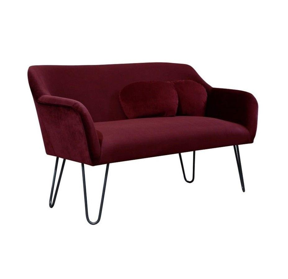 Sofa PLUM 3 bordowy Happy Barok    Eye on Design