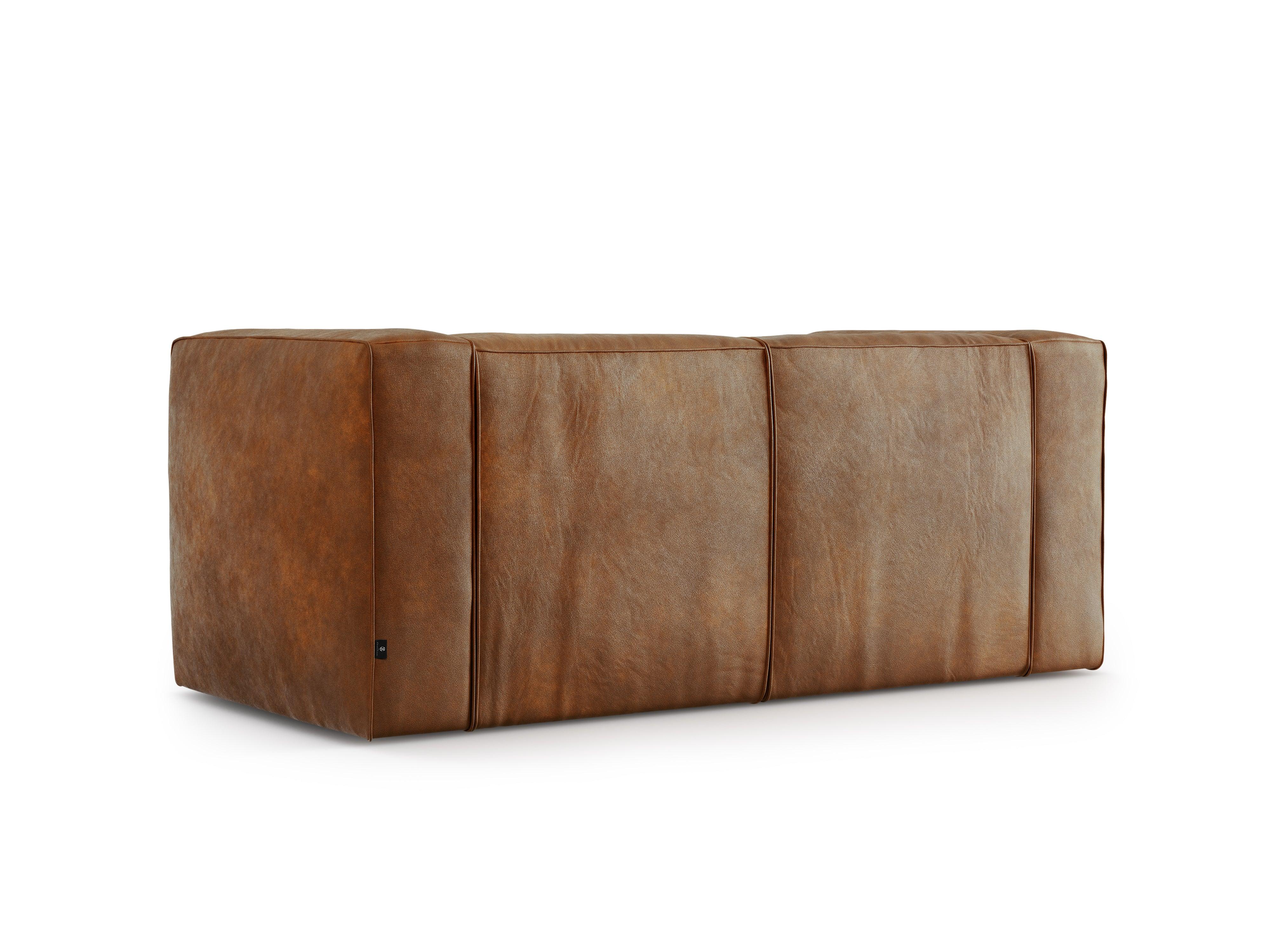 Sofa skórzana 2-osobowa MUSE brązowy CXL by Christian Lacroix    Eye on Design