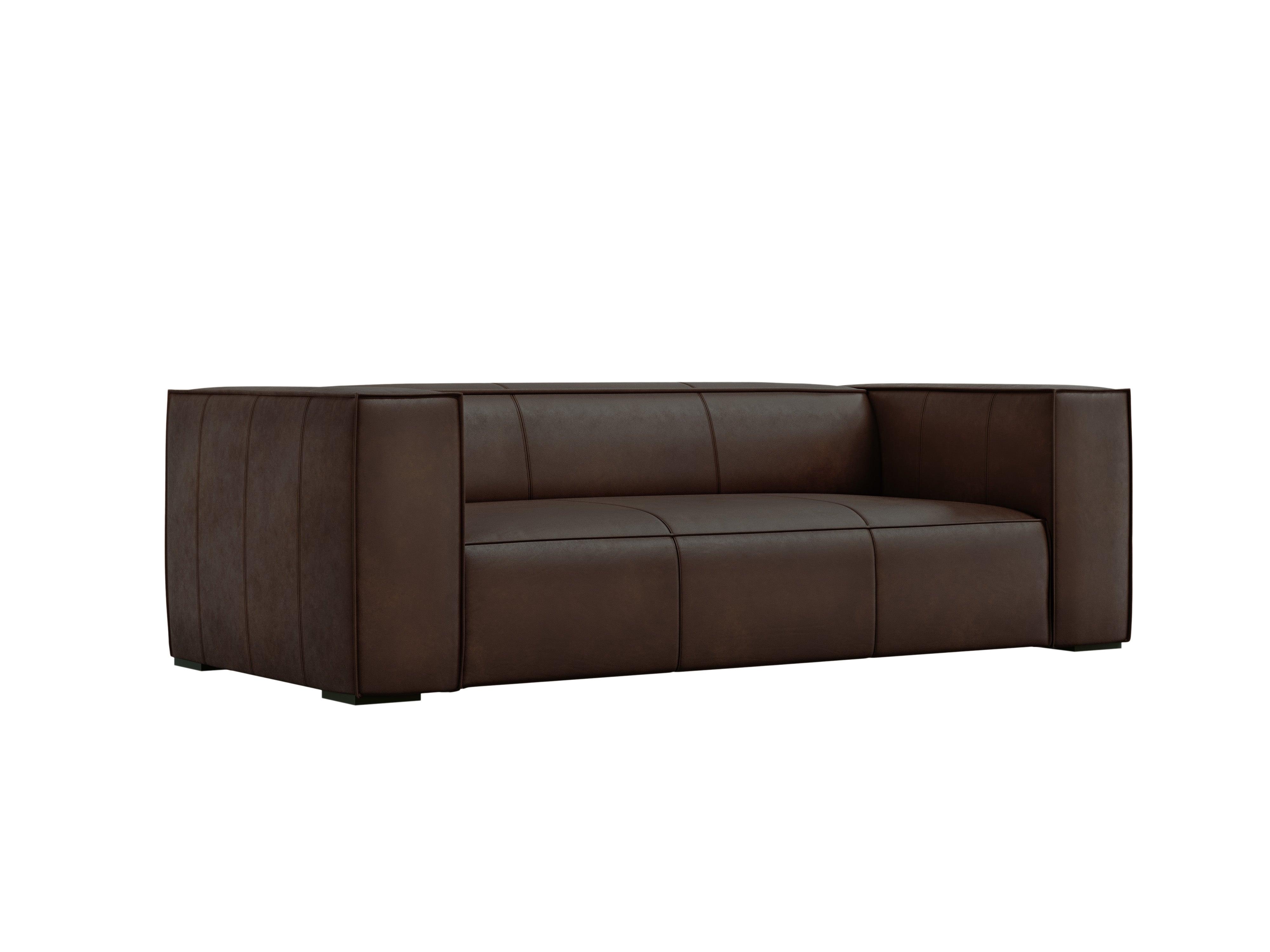 Sofa skórzana 3-osobowa MADAME czekoladowy brąz Windsor & Co    Eye on Design