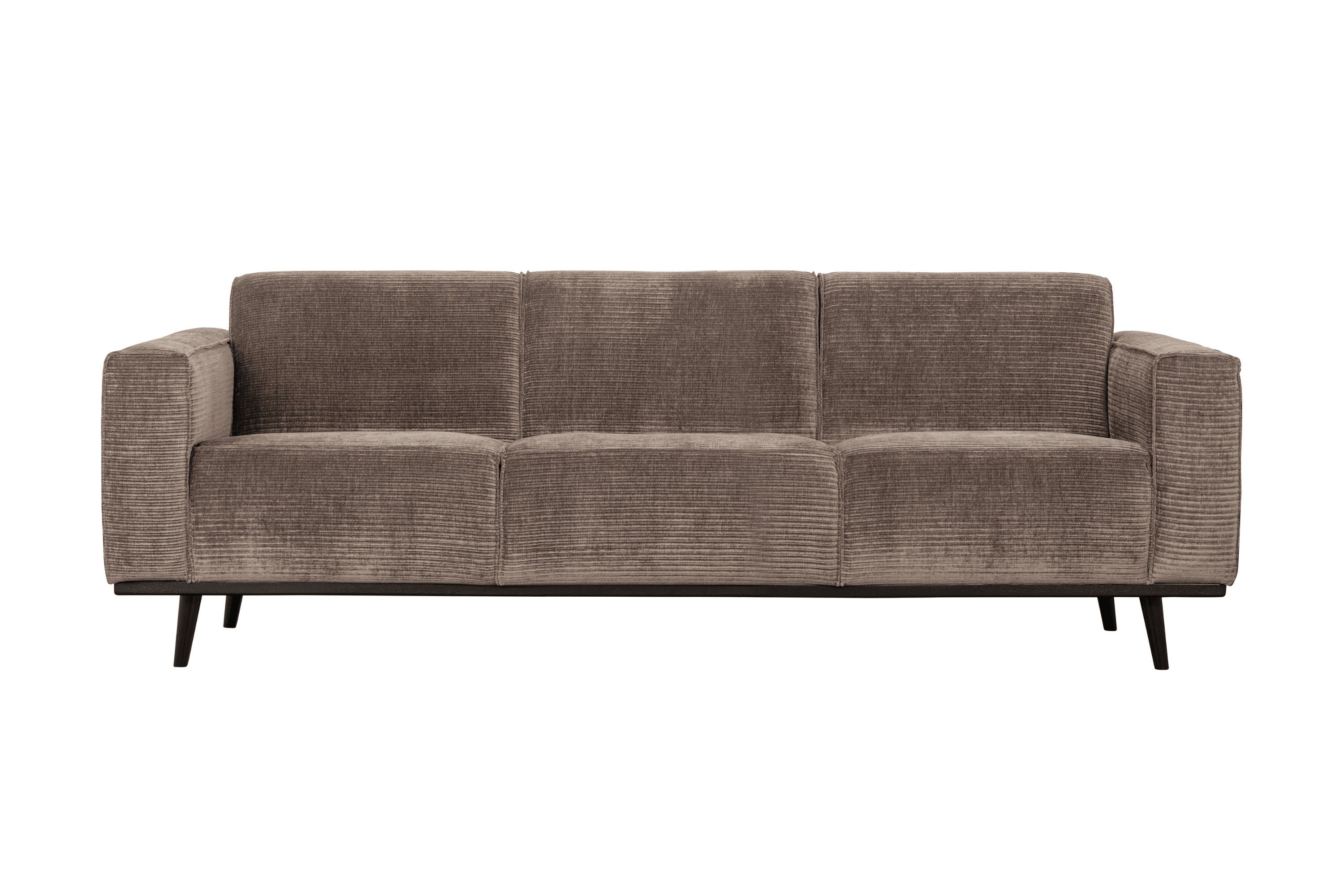 Sofa sztruksowa 3-osobowa STATEMENT ciemnobeżowy Be Pure    Eye on Design