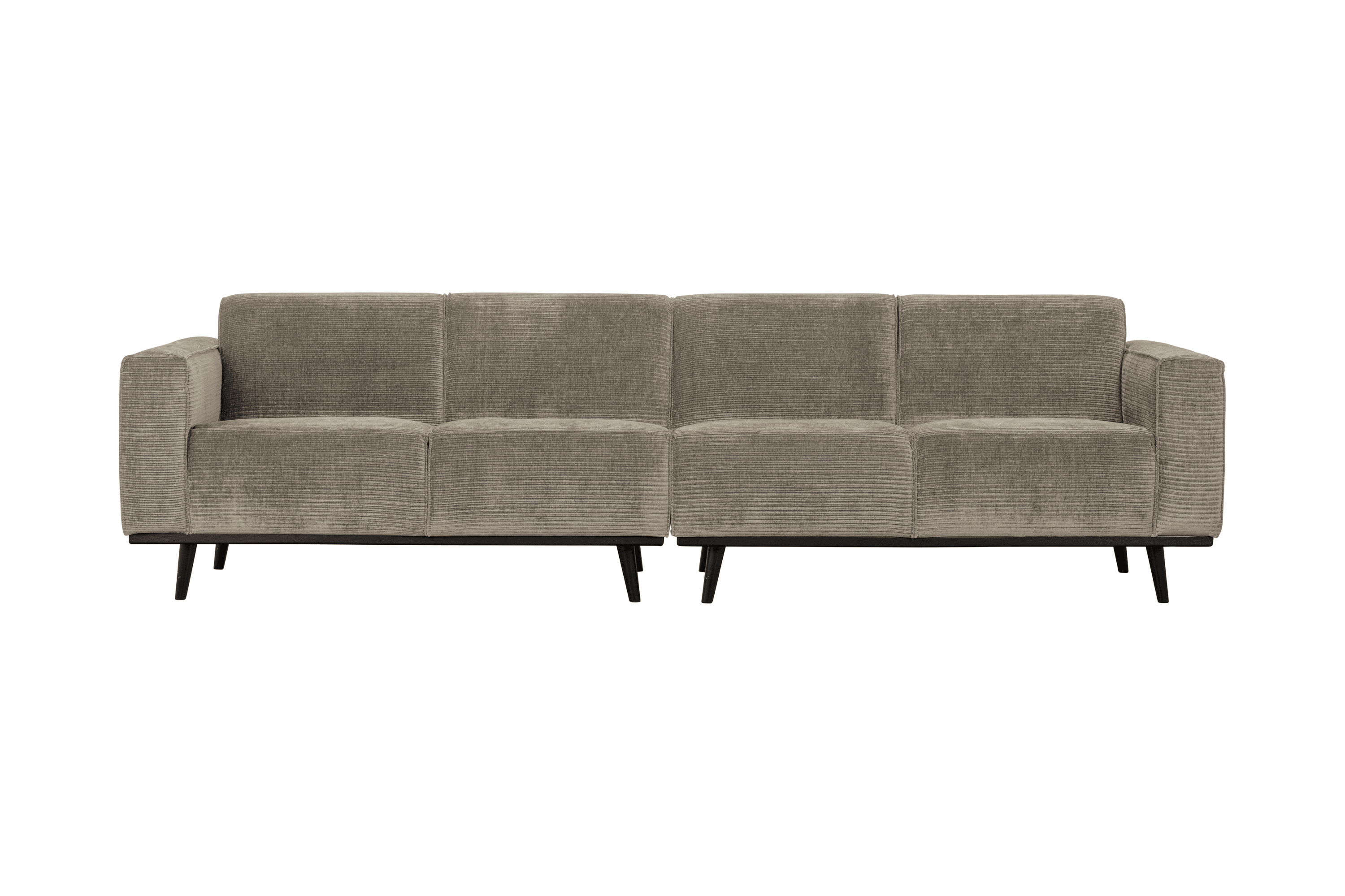Sofa sztruksowa 4-osobowa STATEMENT beżowy Be Pure 280 cm   Eye on Design
