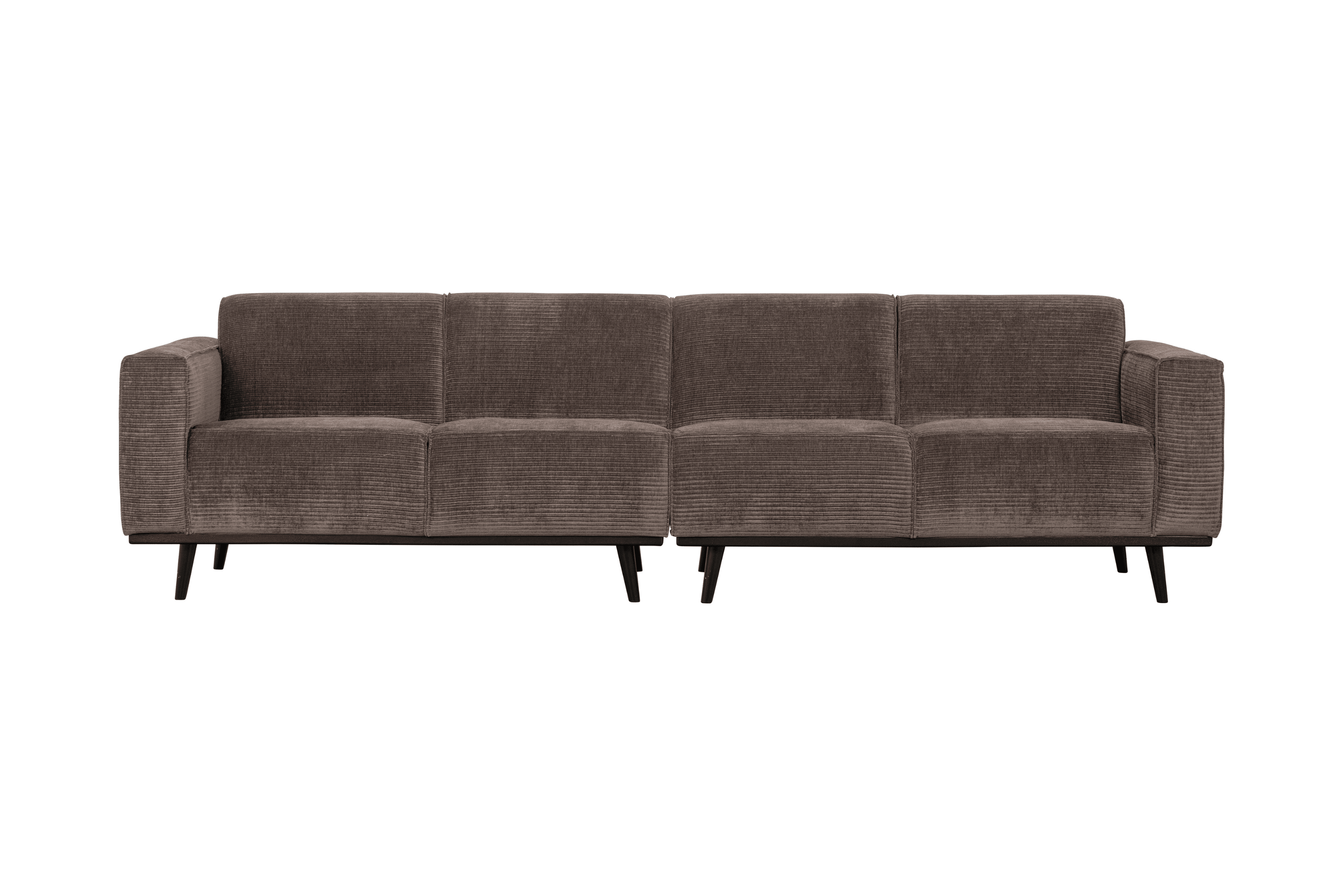 Sofa sztruksowa 4-osobowa STATEMENT ciemnobeżowy Be Pure 280 cm   Eye on Design