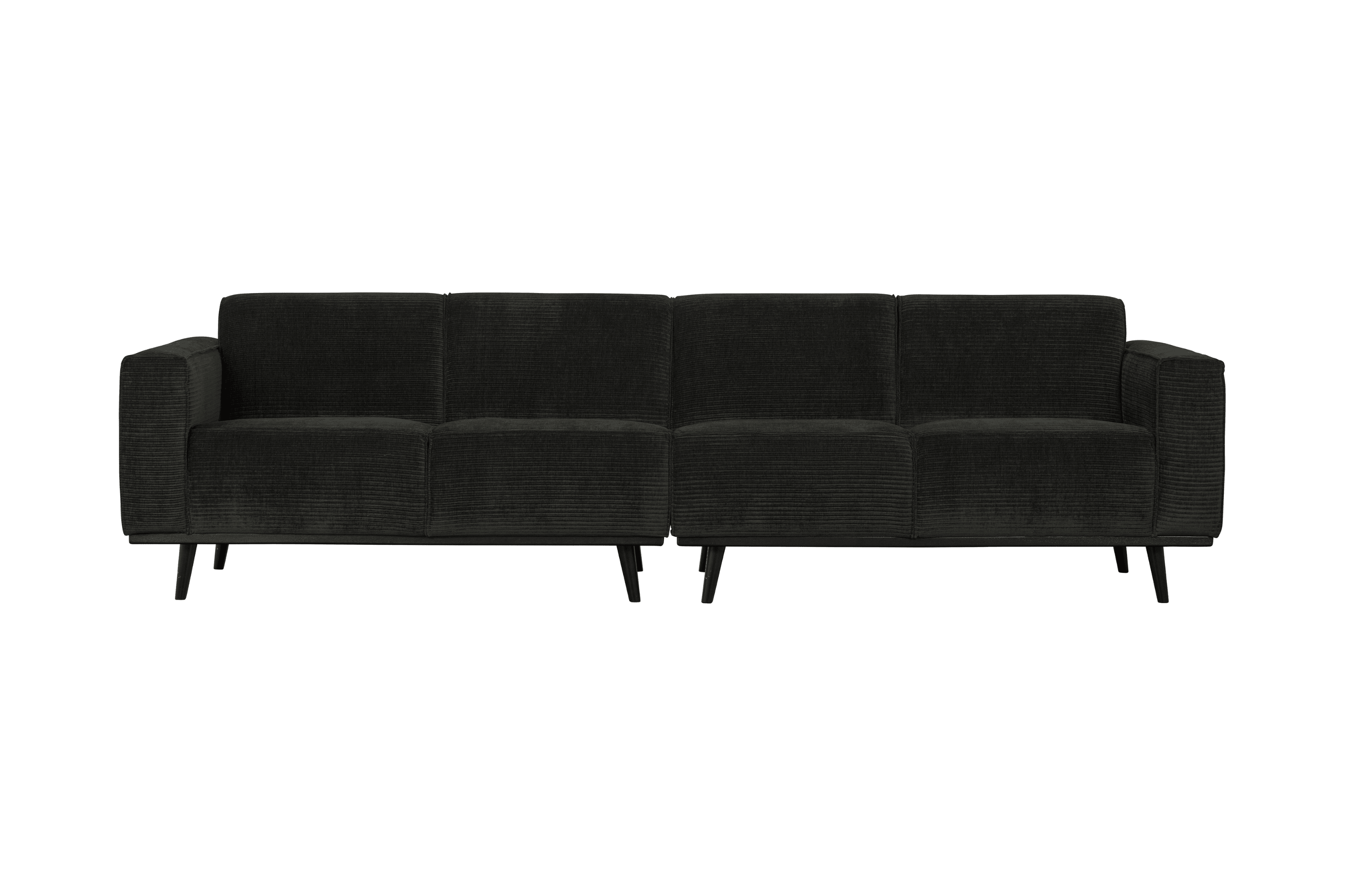 Sofa sztruksowa 4-osobowa STATEMENT grafitowy Be Pure 280 cm   Eye on Design