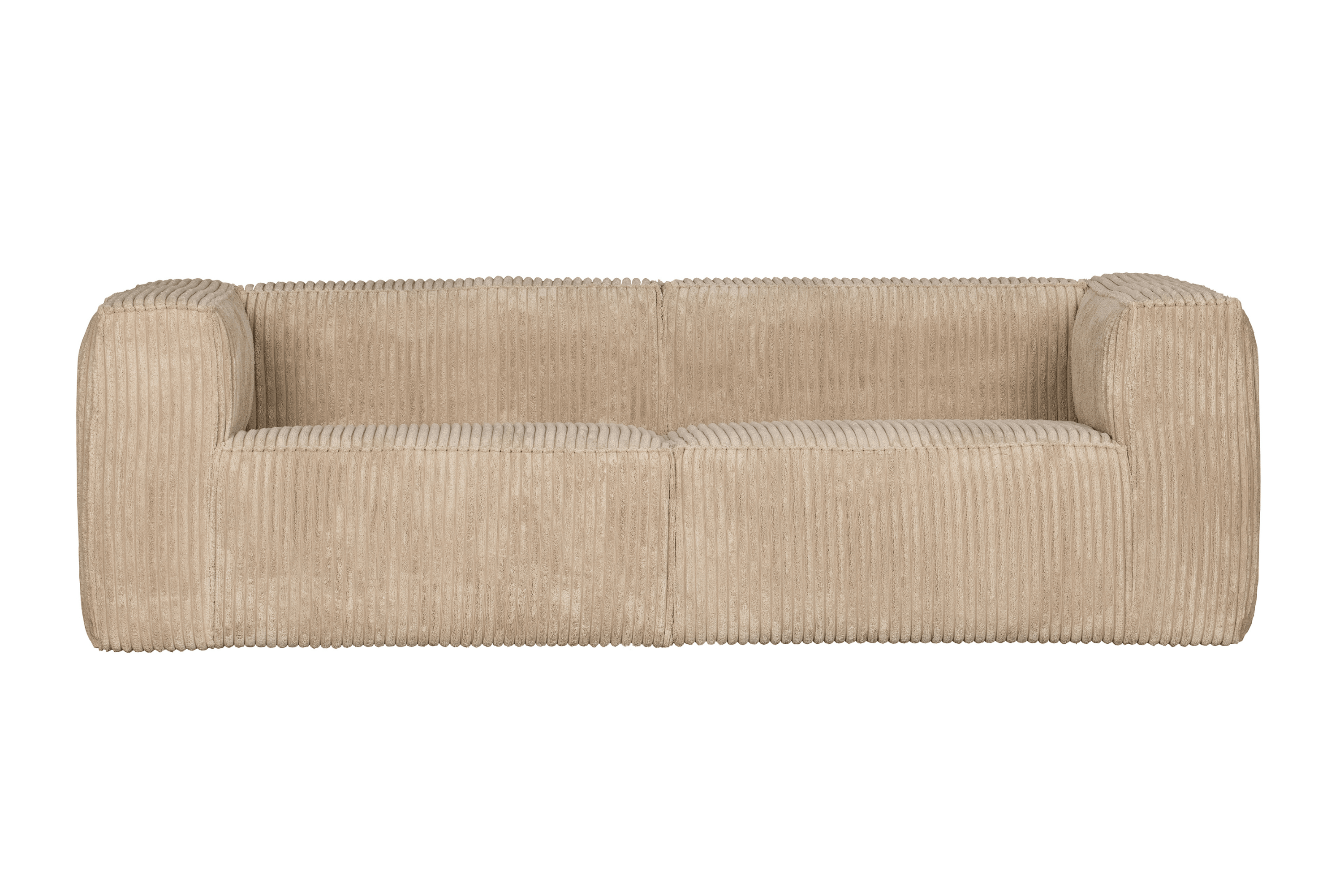 Sofa sztruksowa BEAN RIB beżowy Woood Exclusive    Eye on Design