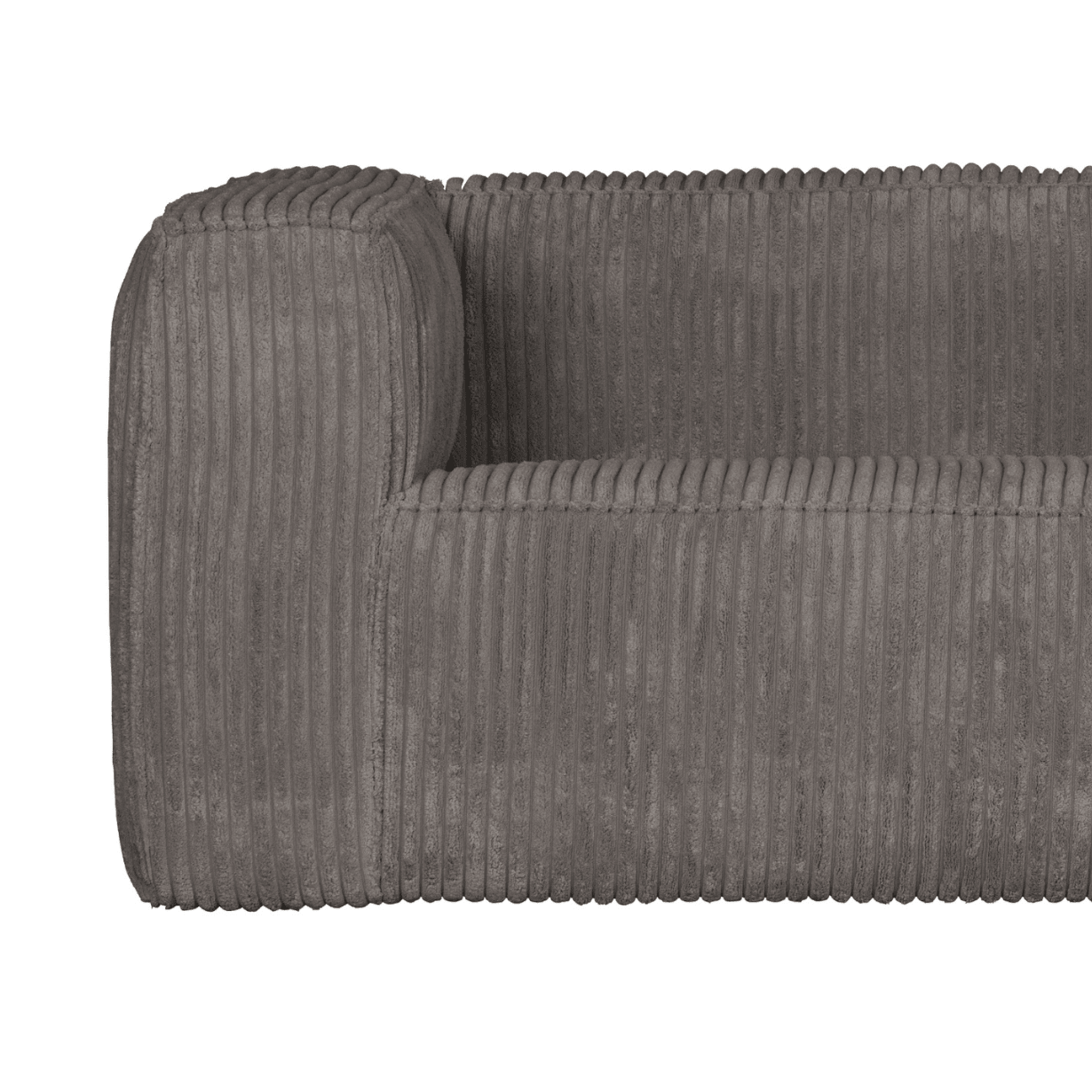 Sofa sztruksowa BEAN RIB ciemnoszary Woood Exclusive    Eye on Design