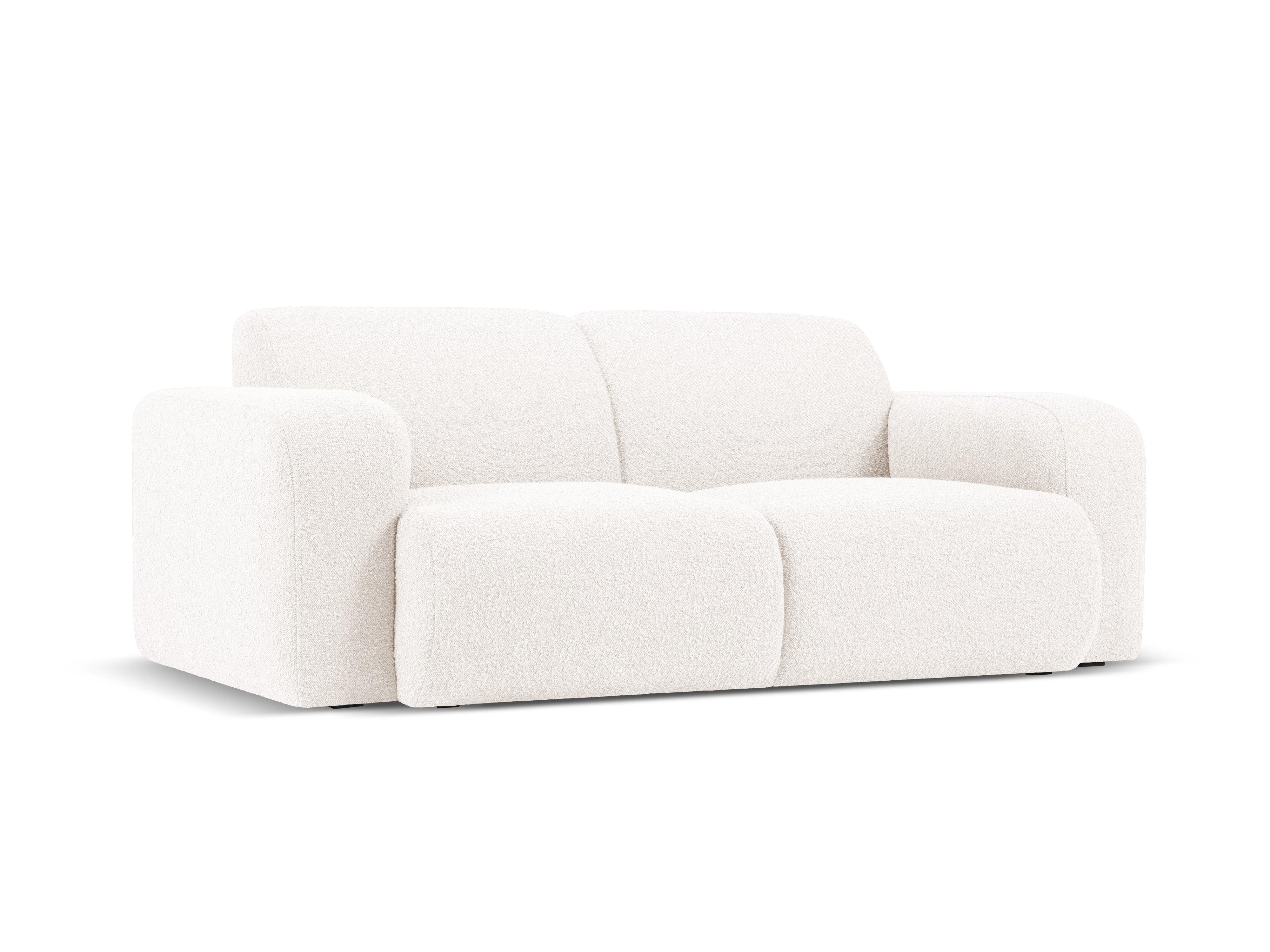 Sofa w tkaninie boucle 2-osobowa LOLA biały Windsor & Co    Eye on Design
