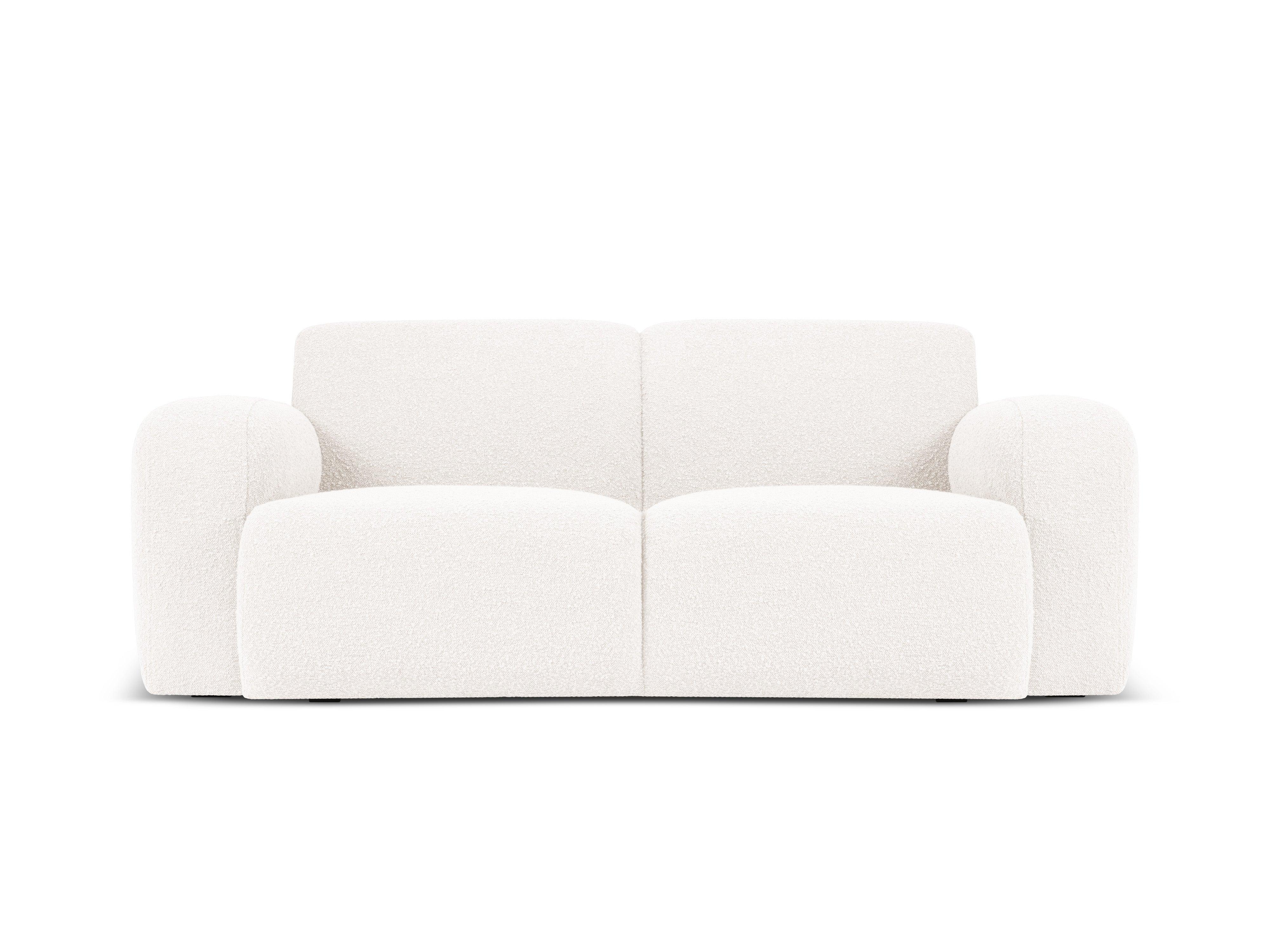 Sofa w tkaninie boucle 2-osobowa LOLA biały Windsor & Co    Eye on Design