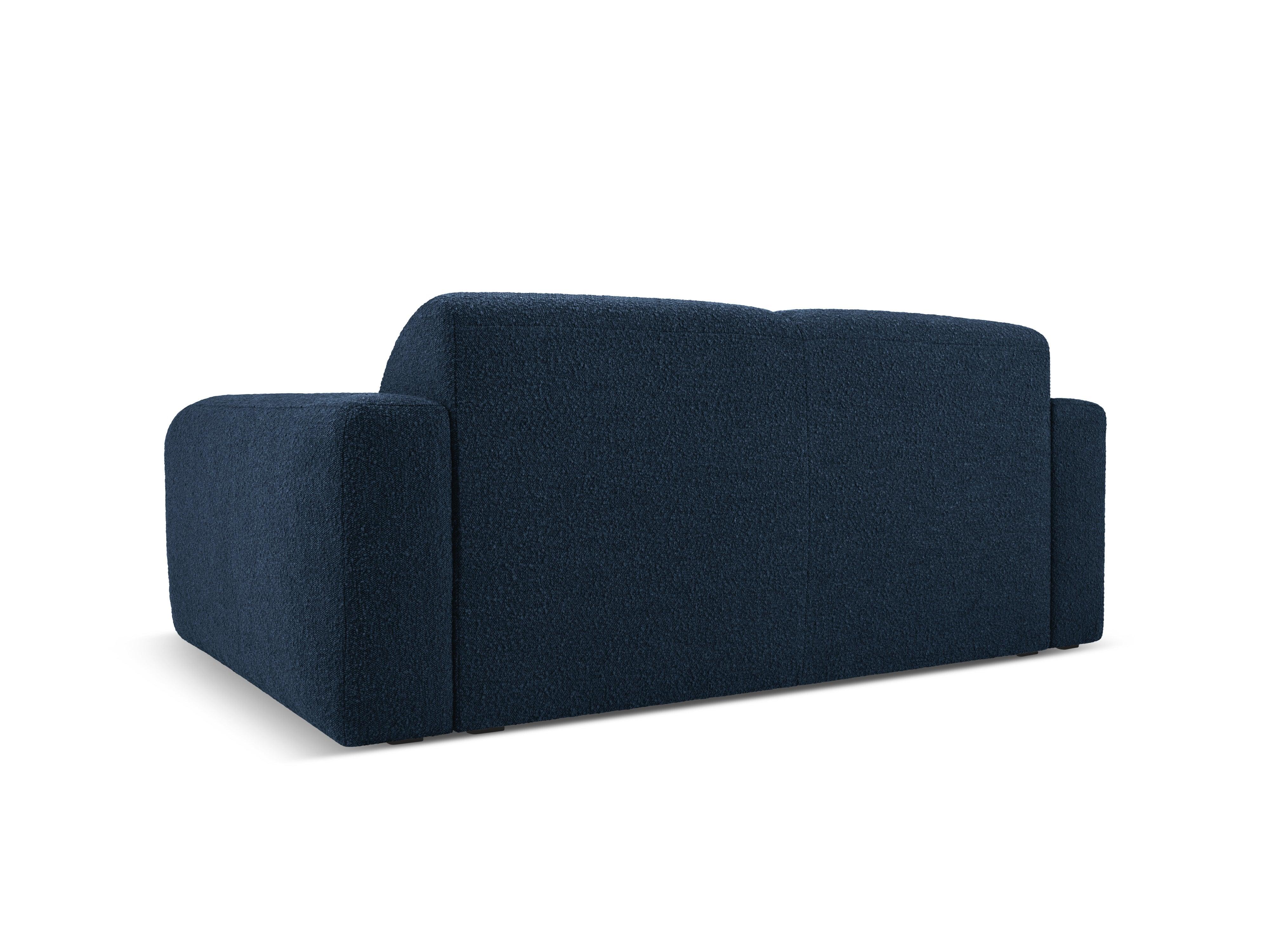 Sofa w tkaninie boucle 2-osobowa LOLA ciemnoniebieski Windsor & Co    Eye on Design