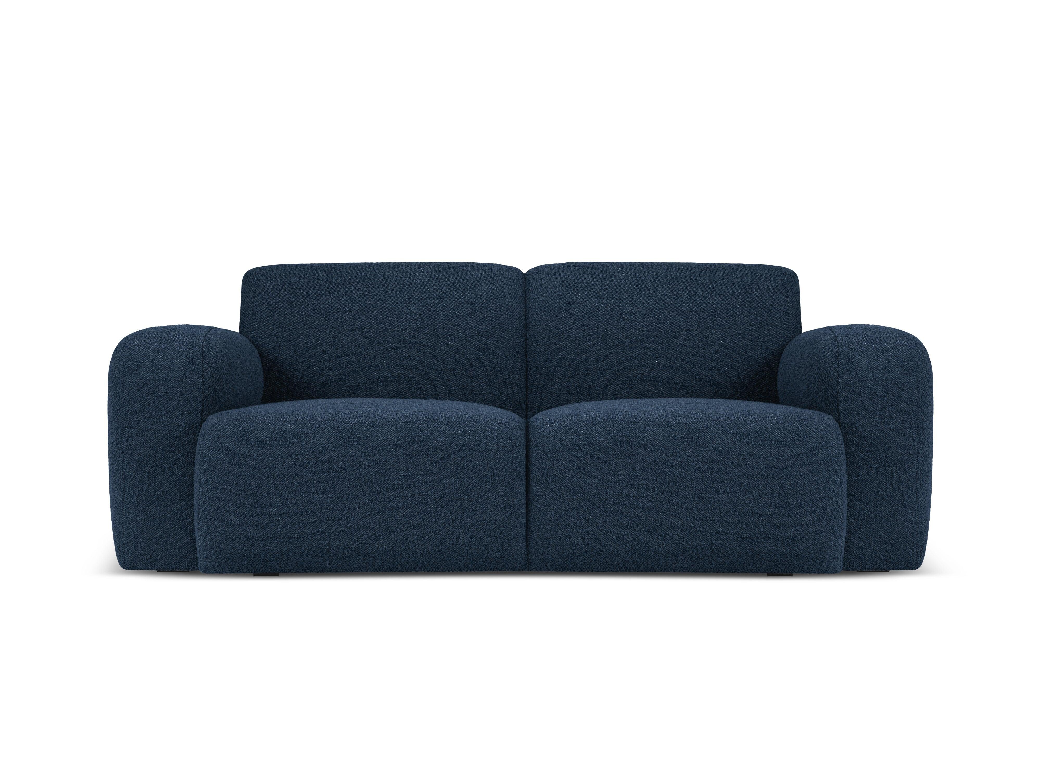 Sofa w tkaninie boucle 2-osobowa LOLA ciemnoniebieski Windsor & Co    Eye on Design