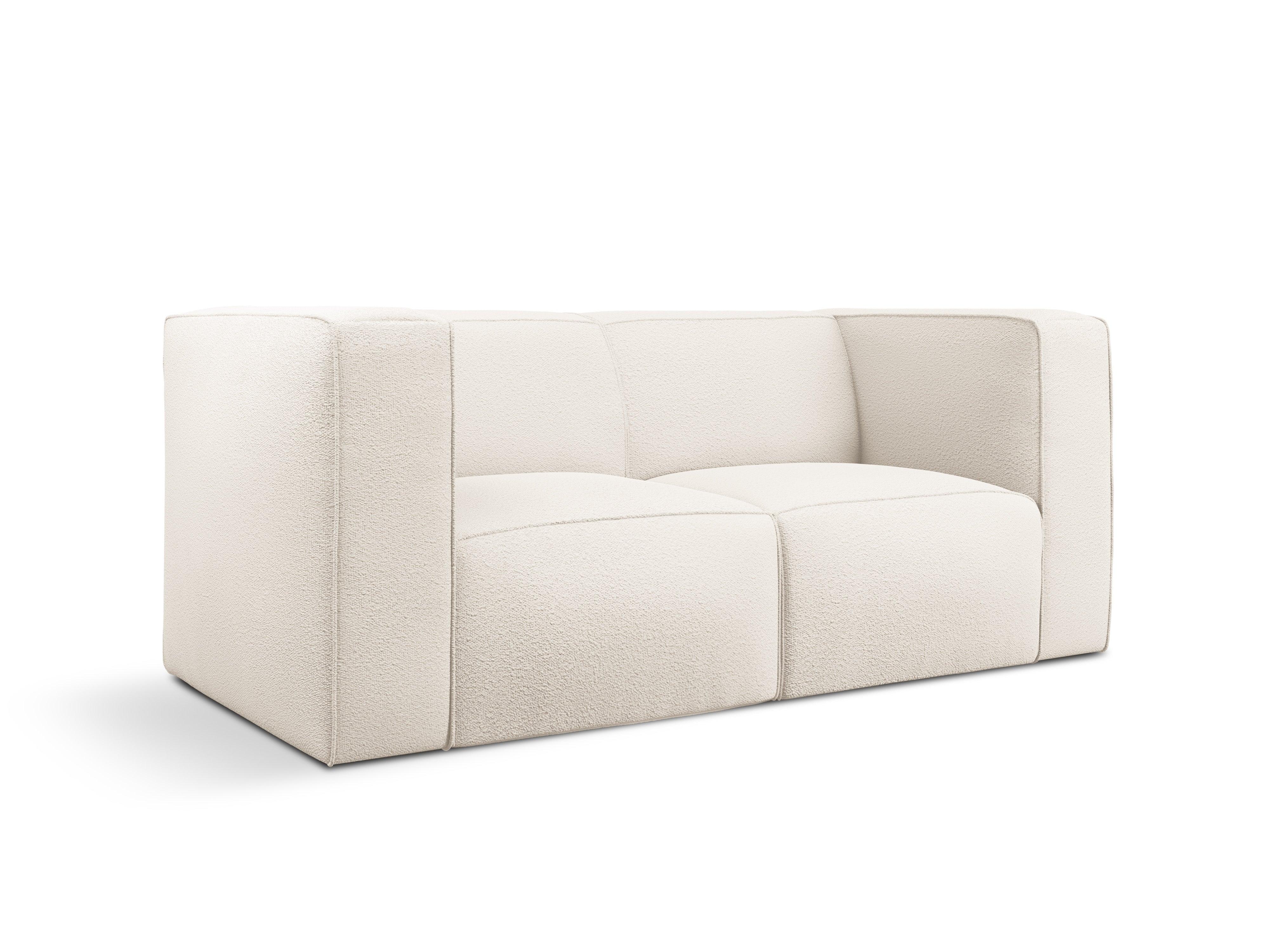 Sofa w tkaninie bouclé 2-osobowa MUSE beżowy CXL by Christian Lacroix    Eye on Design