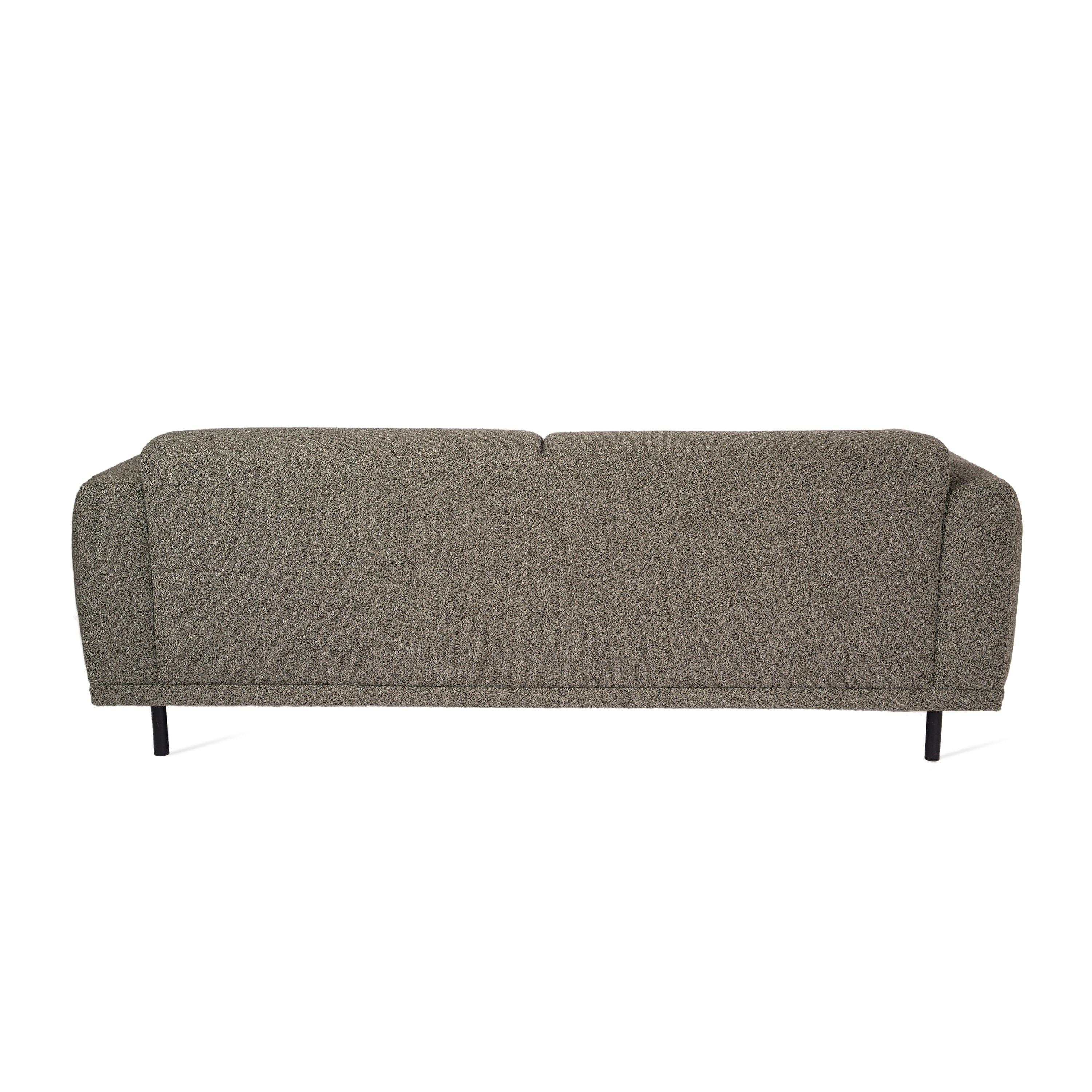 Sofa w tkaninie boucle 2-osobowa TEDDY oliwkowy Pols Potten    Eye on Design