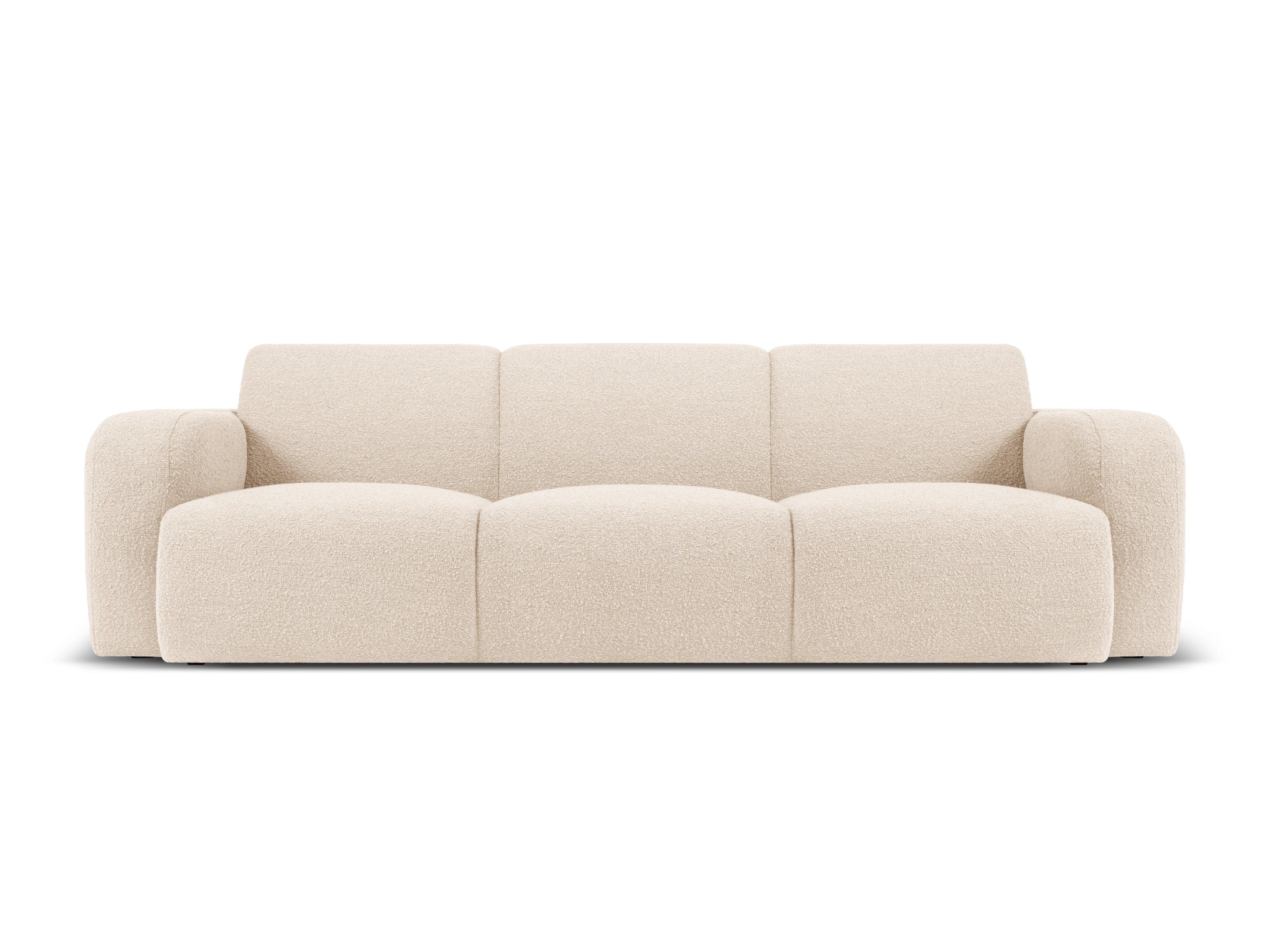Sofa w tkaninie boucle 3-osobowa LOLA beżowy Windsor & Co    Eye on Design