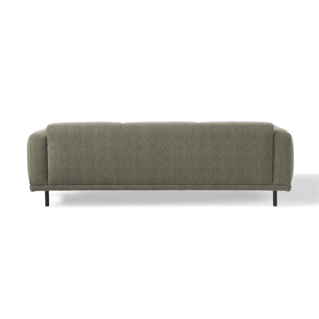 Sofa w tkaninie boucle 3-osobowa TEDDY oliwkowy Pols Potten    Eye on Design