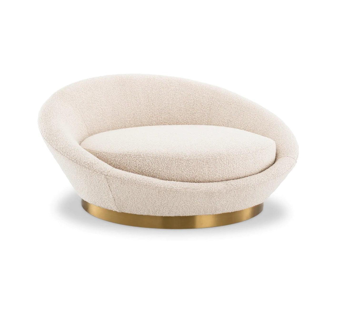 Sofa w tkaninie boucle DUARDO kremowy Eichholtz    Eye on Design