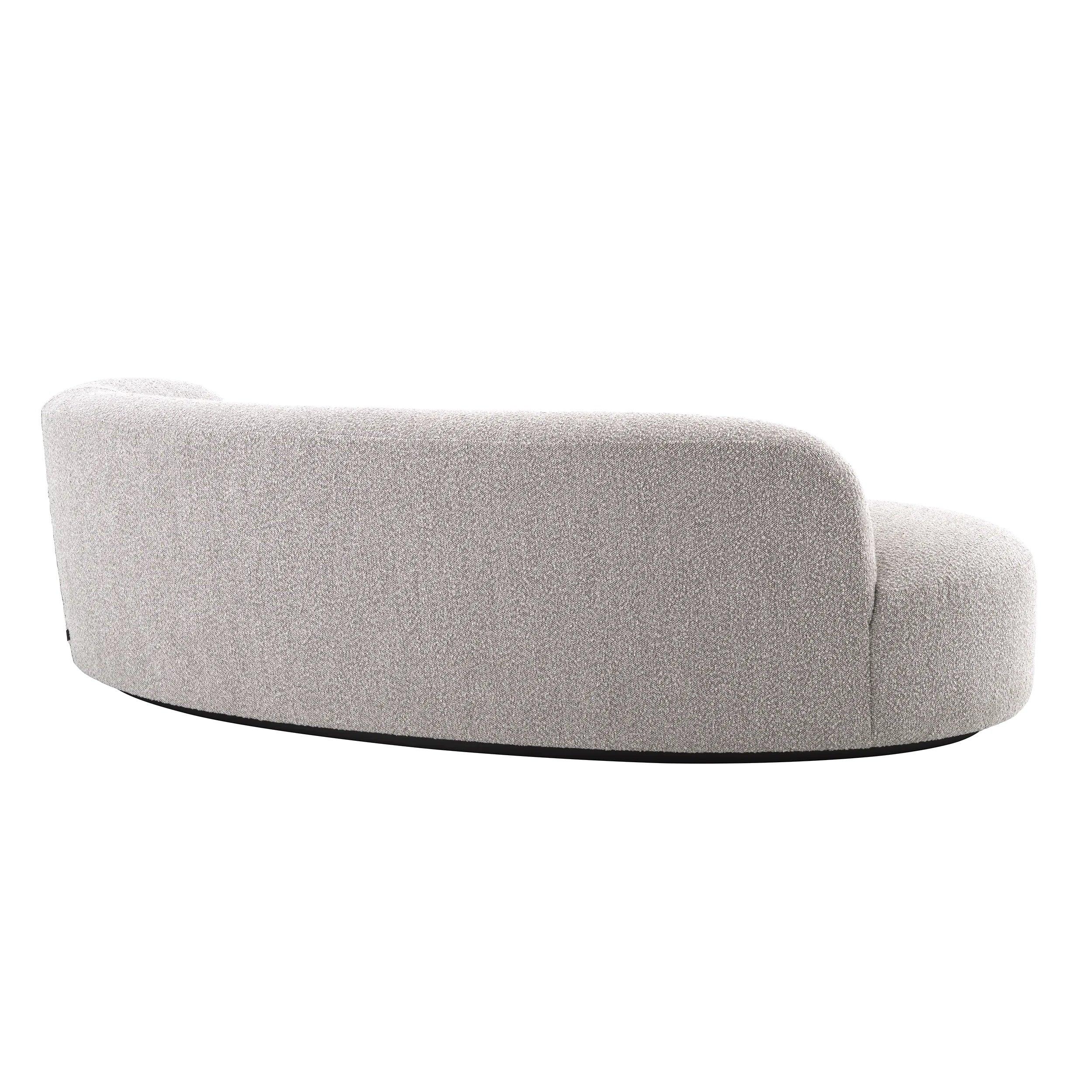 Sofa w tkaninie boucle MORTEN szary Eichholtz    Eye on Design