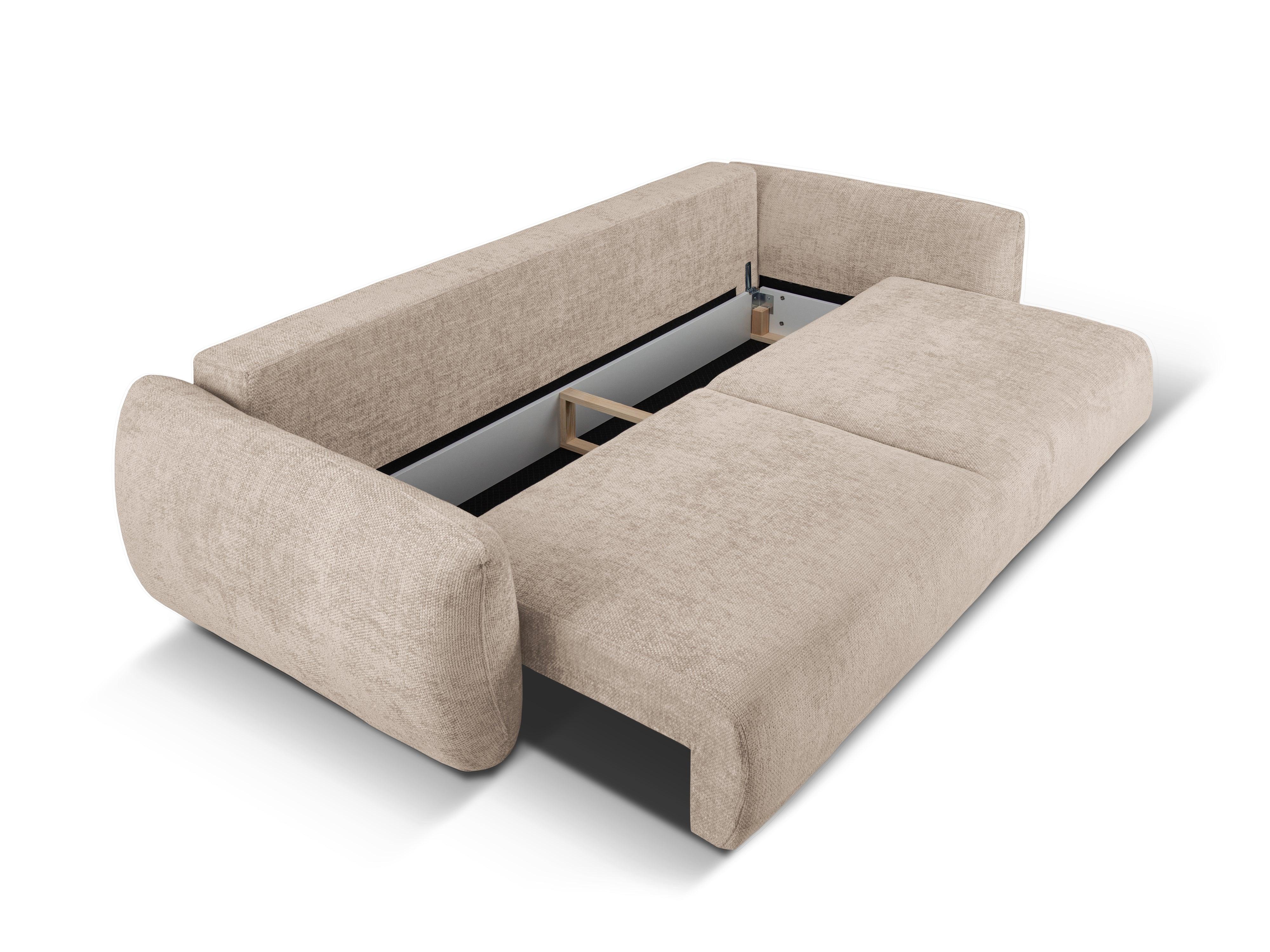 Sofa z funkcją spania MATERA beżowy szenil Cosmopolitan Design    Eye on Design