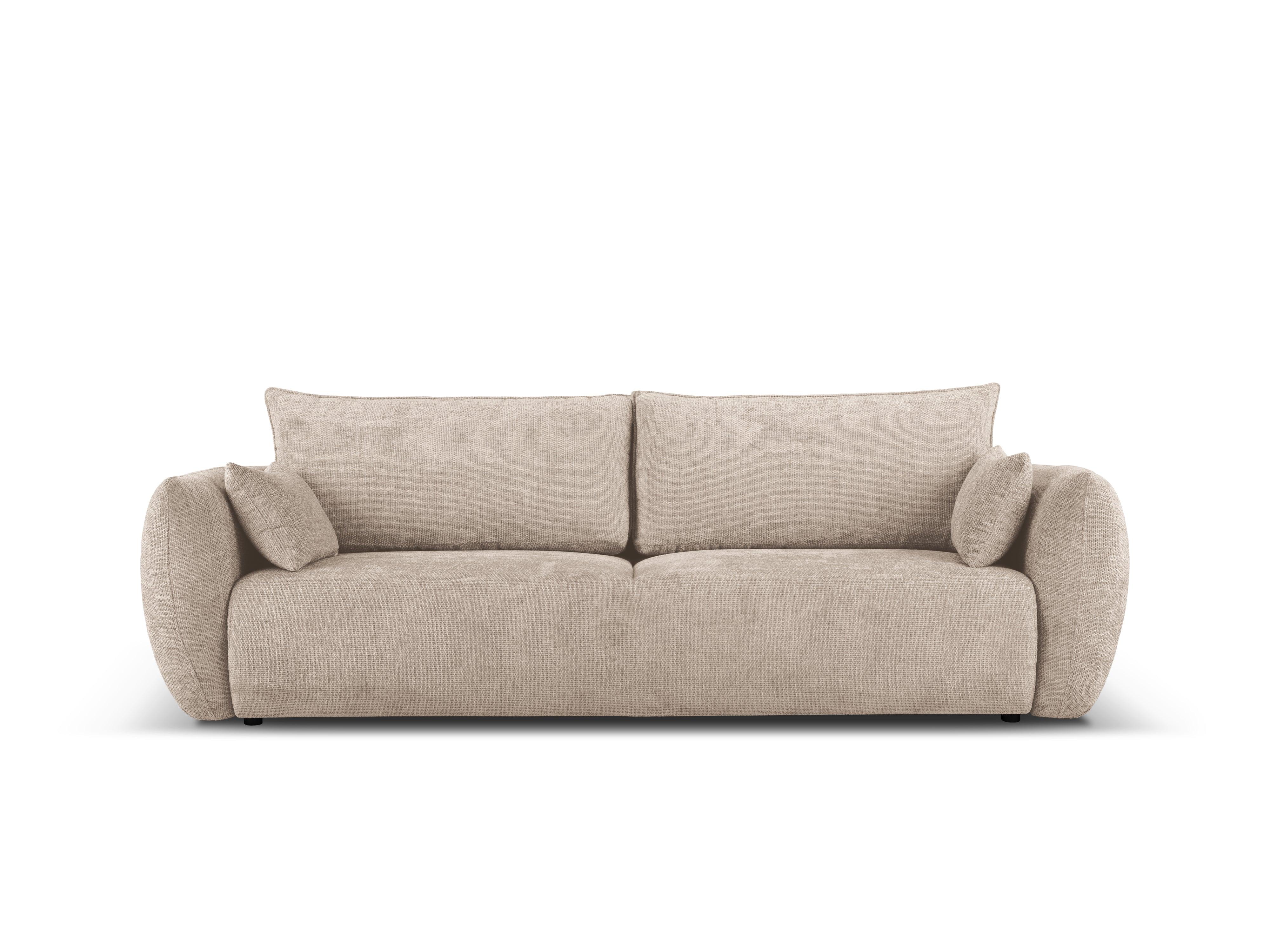 Sofa z funkcją spania MATERA beżowy szenil Cosmopolitan Design    Eye on Design