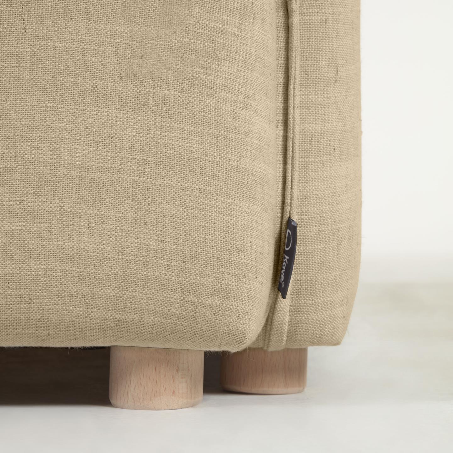 Sofa z funkcją spania TANIT beżowy La Forma    Eye on Design