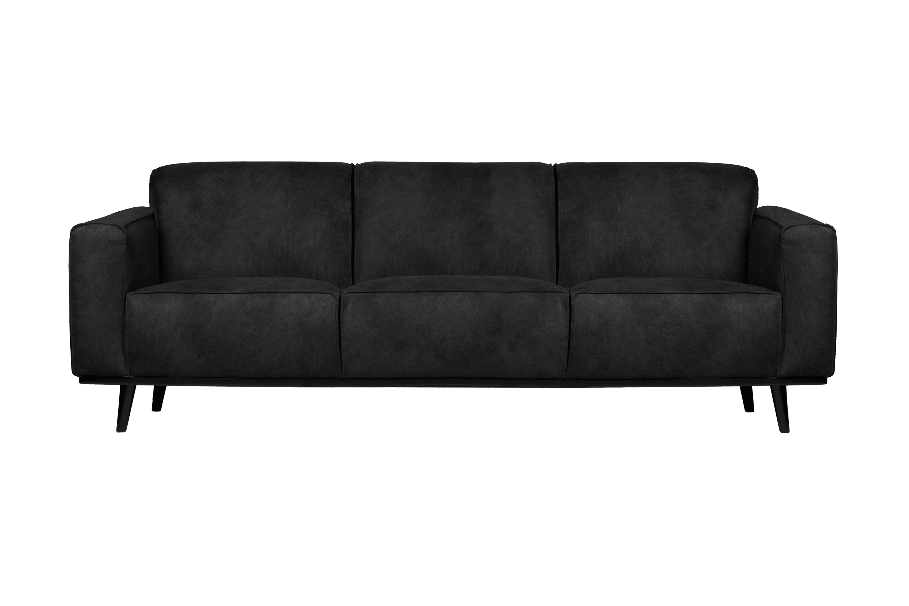 Sofa zamszowa 3-osobowa STATEMENT czarny Be Pure    Eye on Design