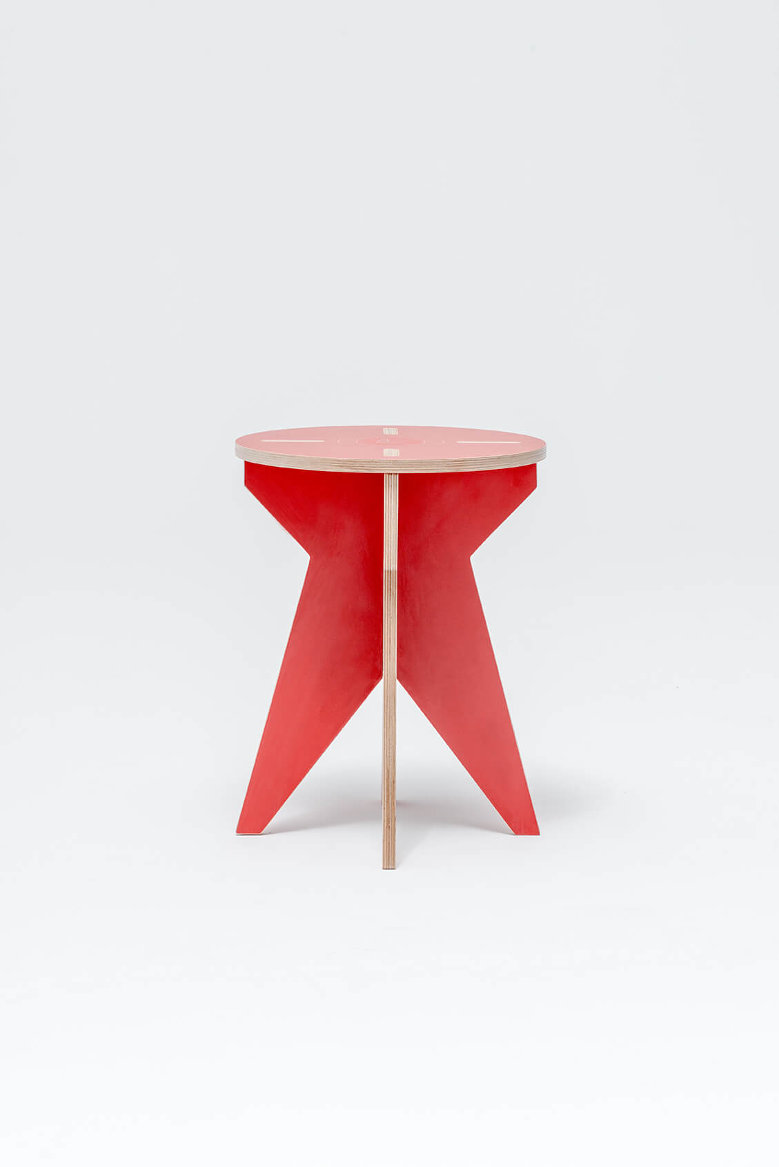Stołek ST STOOL czerwony