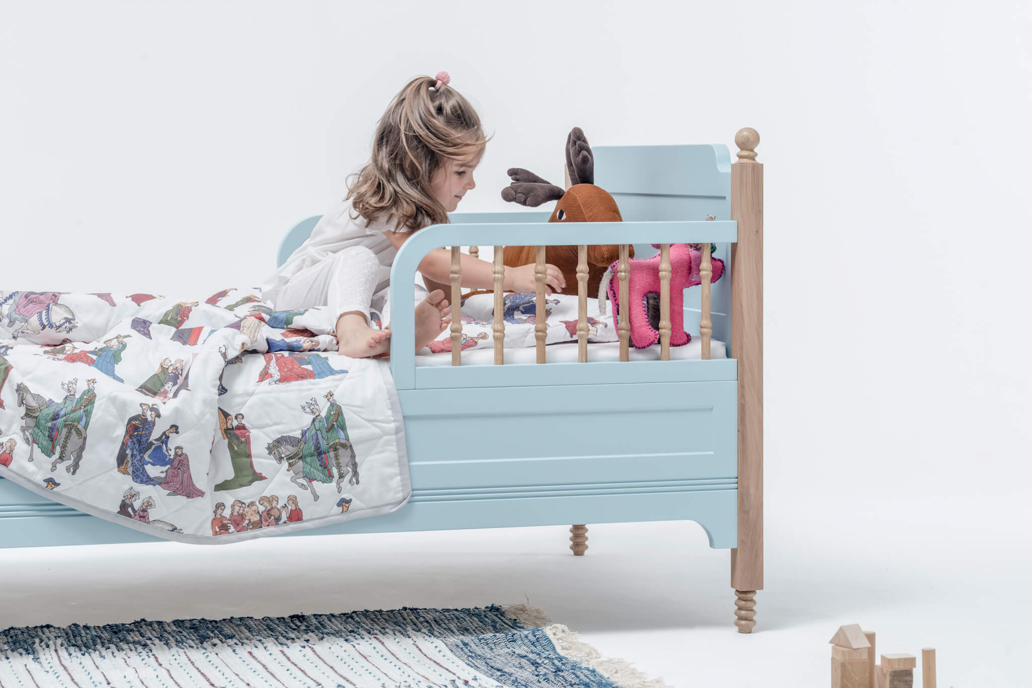 Łóżeczko dziecięce SOFIA TODDLER błękitny