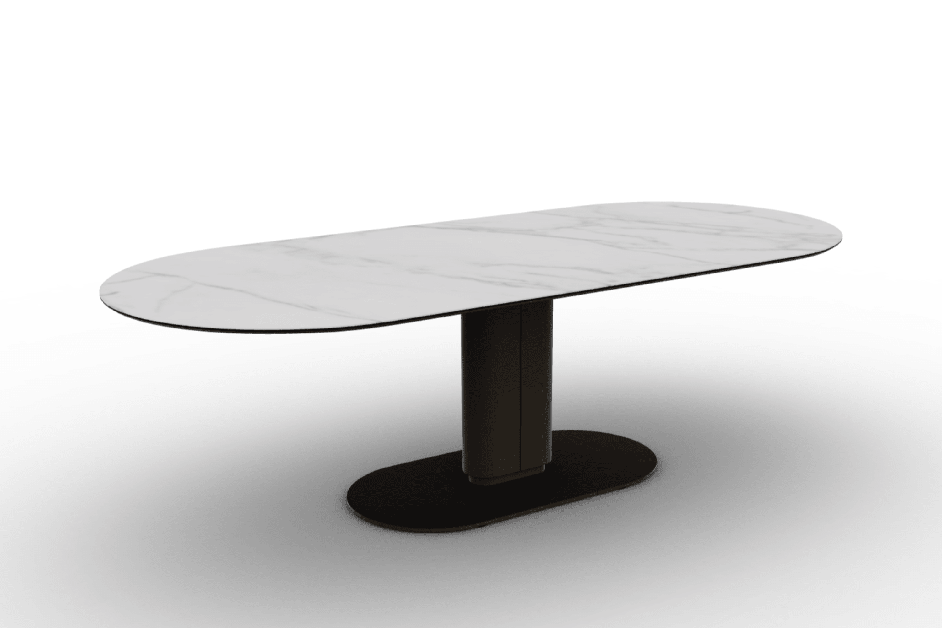Stół CAMEO kremowy marmur Calligaris 250 cm matowy brąz matowy brąz Eye on Design