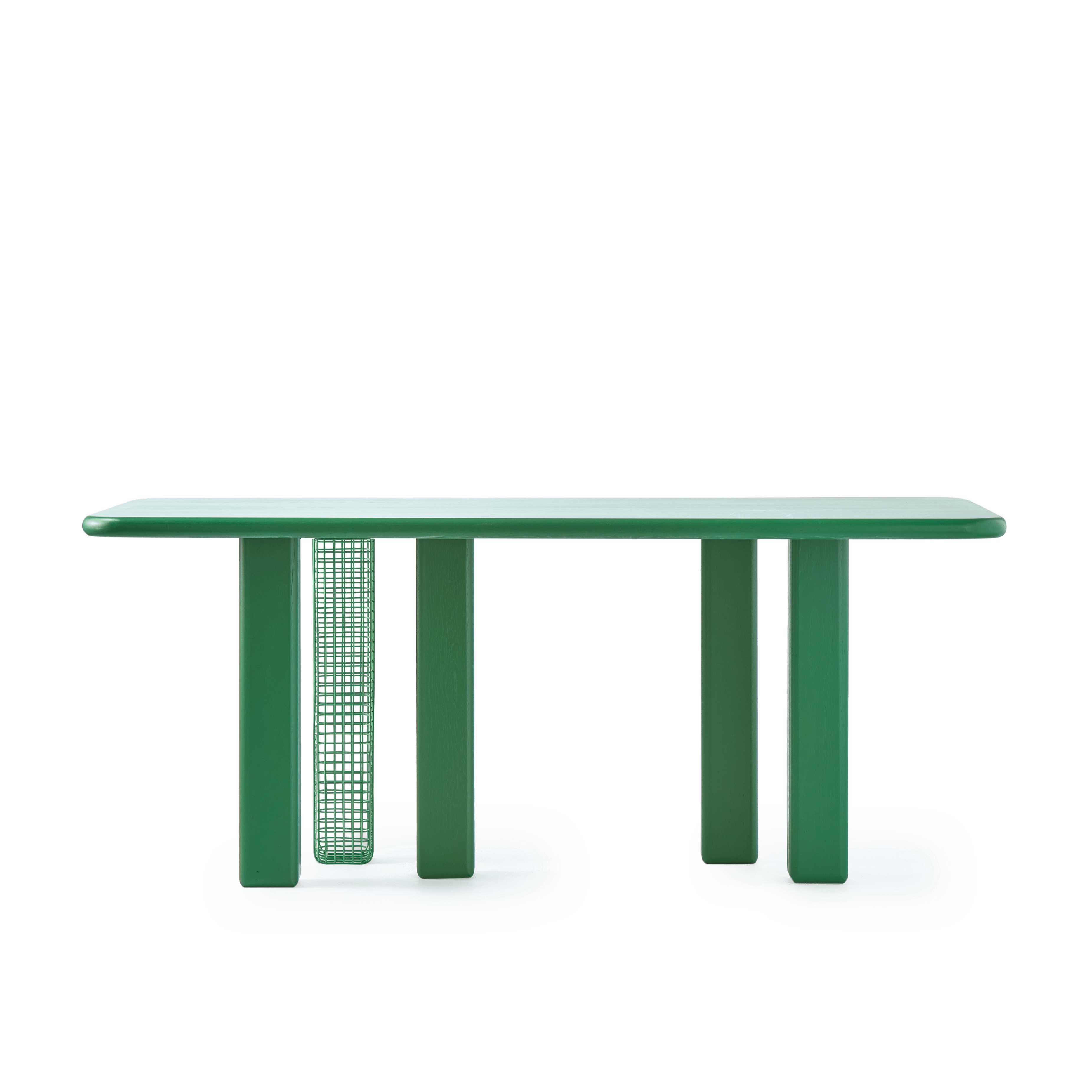 Stół dębowy STILTS zielonym Pols Potten    Eye on Design