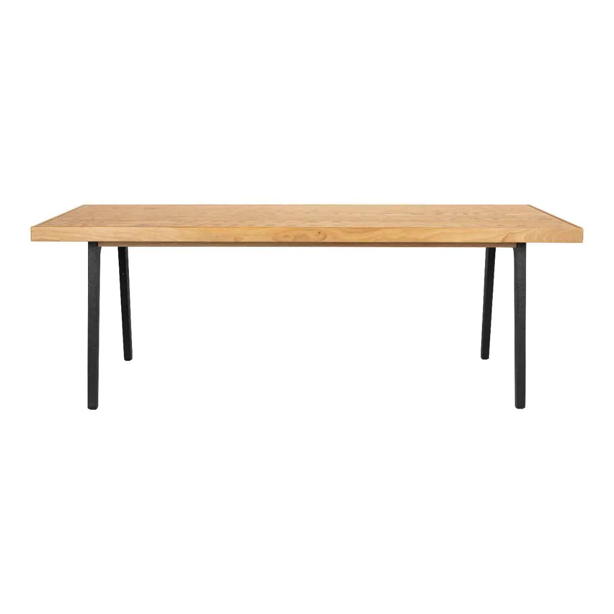 Stół HARVEST drewno z czarną podstawą Zuiver 180 x 90 cm   Eye on Design