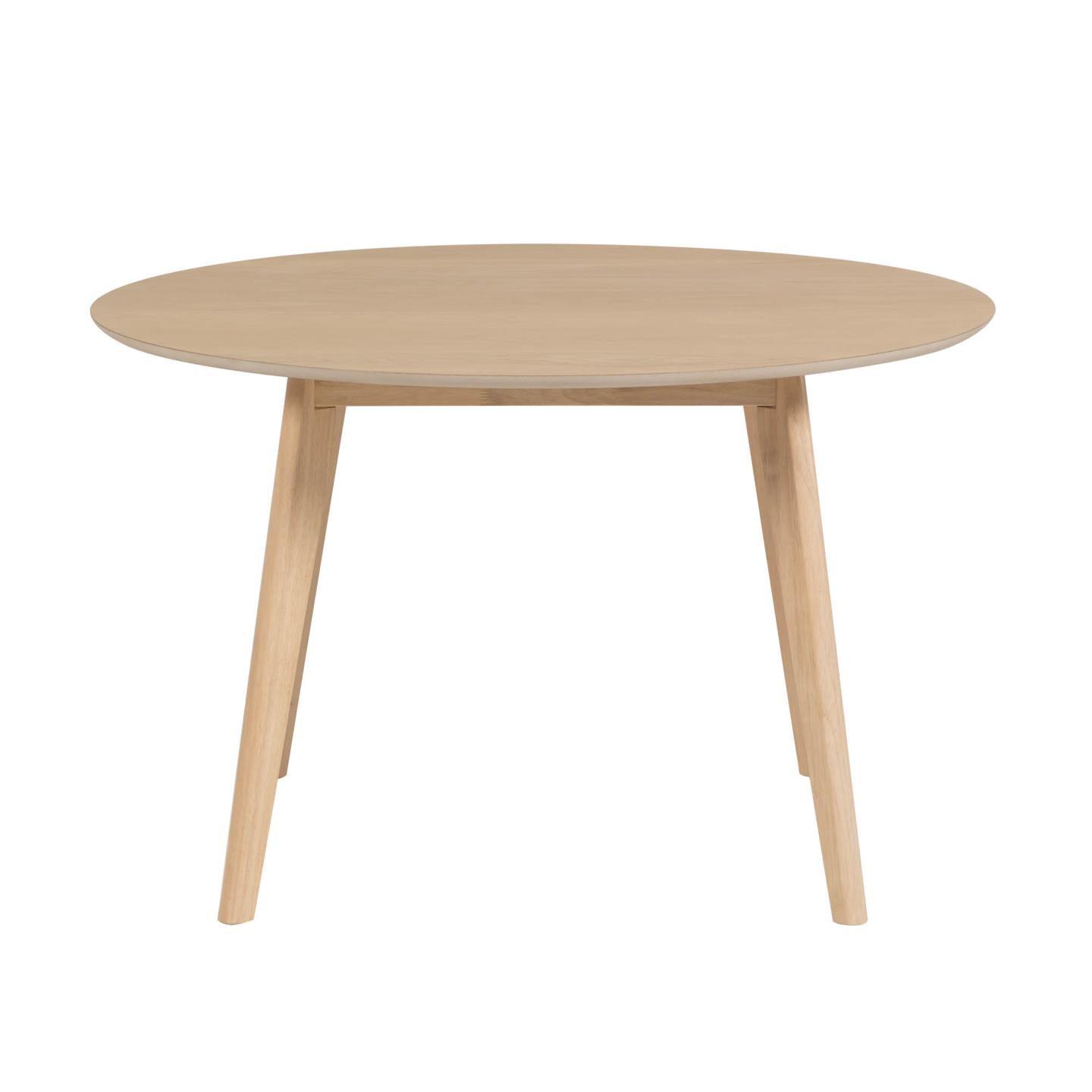 Stół okrągły BATILDE drewno kauczukowe La Forma    Eye on Design