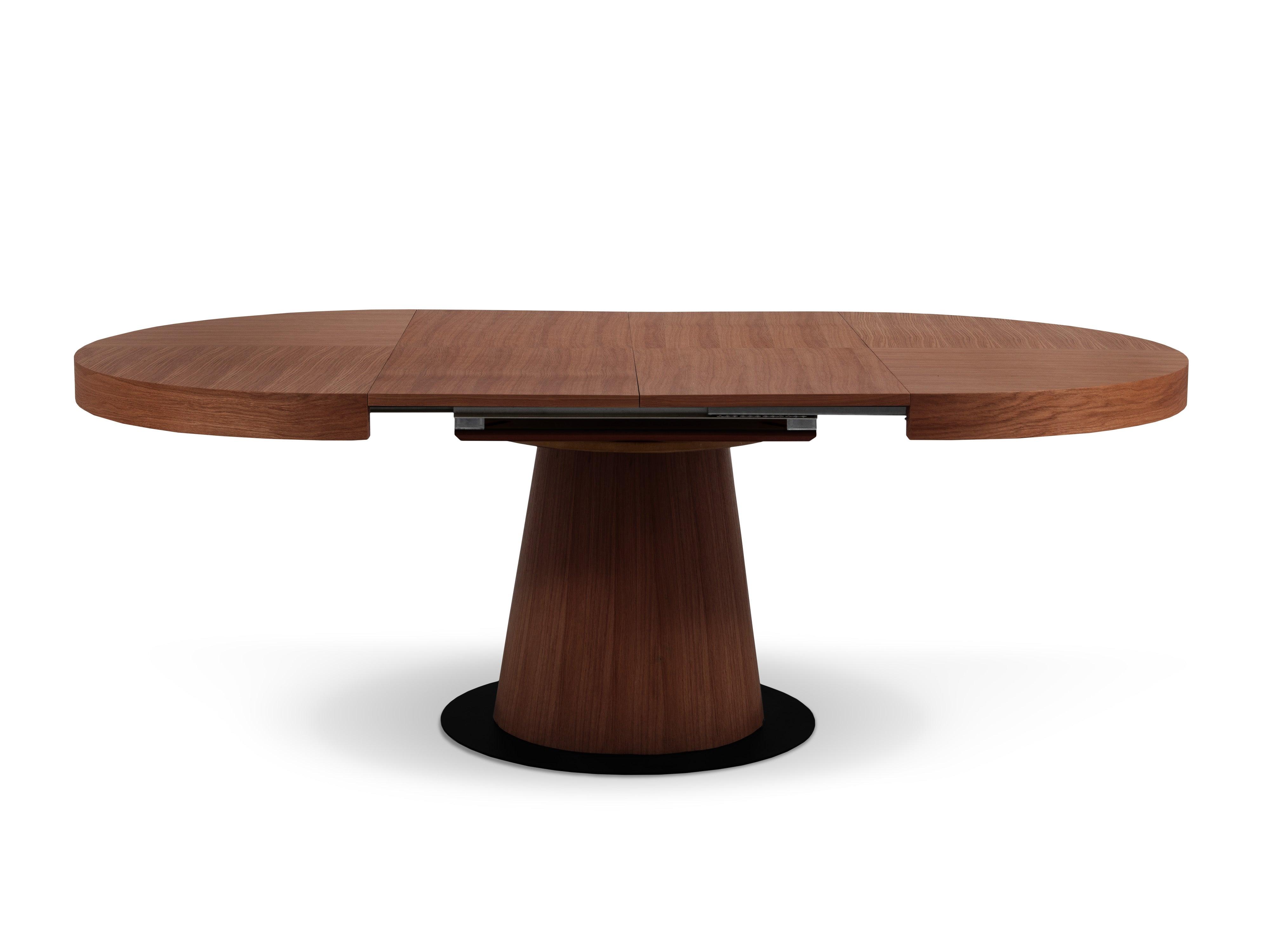 Stół okrągły rozkładany LAICA ciemny dąb Windsor & Co    Eye on Design