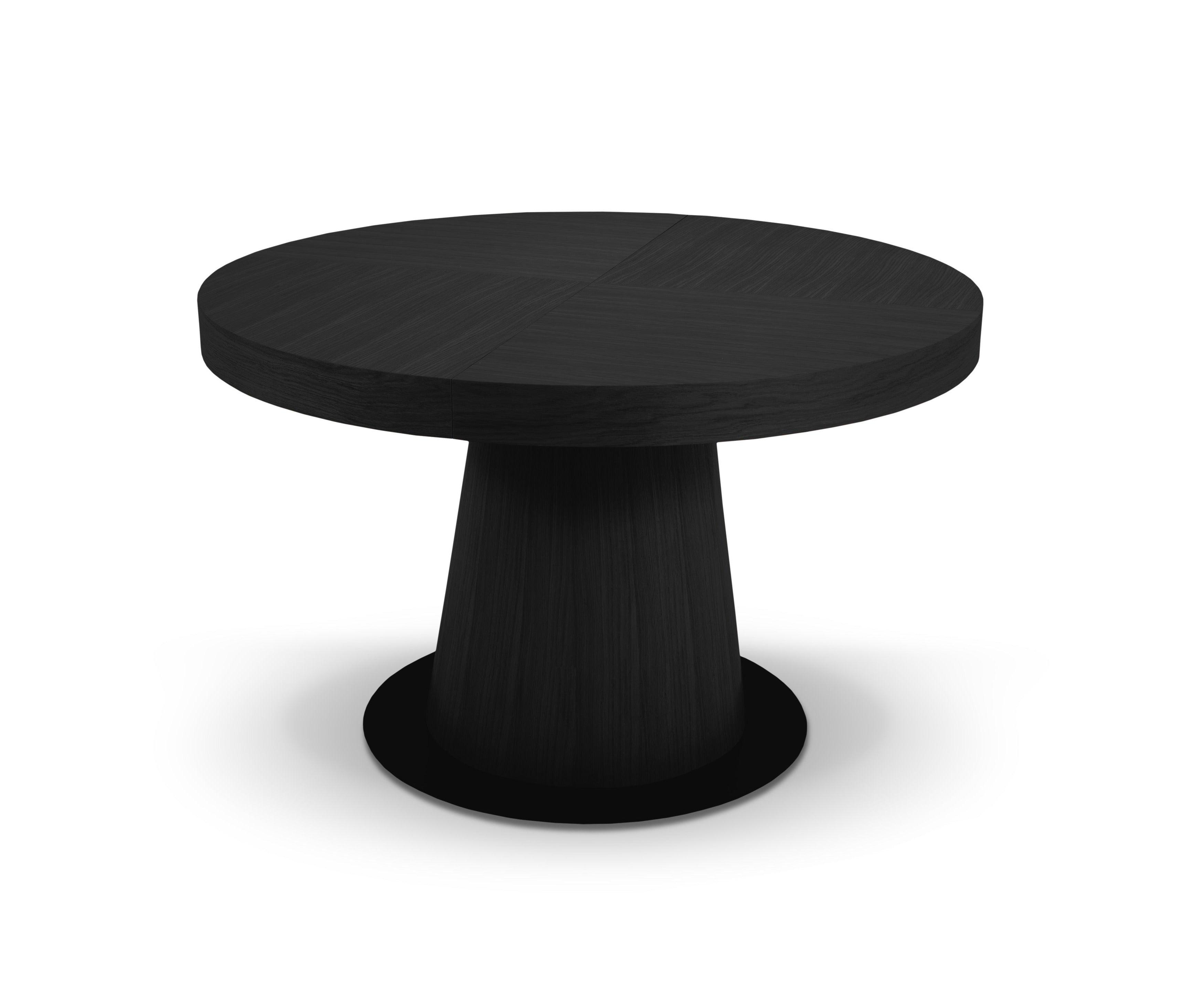 Stół okrągły rozkładany LAICA czarny dąb Windsor & Co    Eye on Design